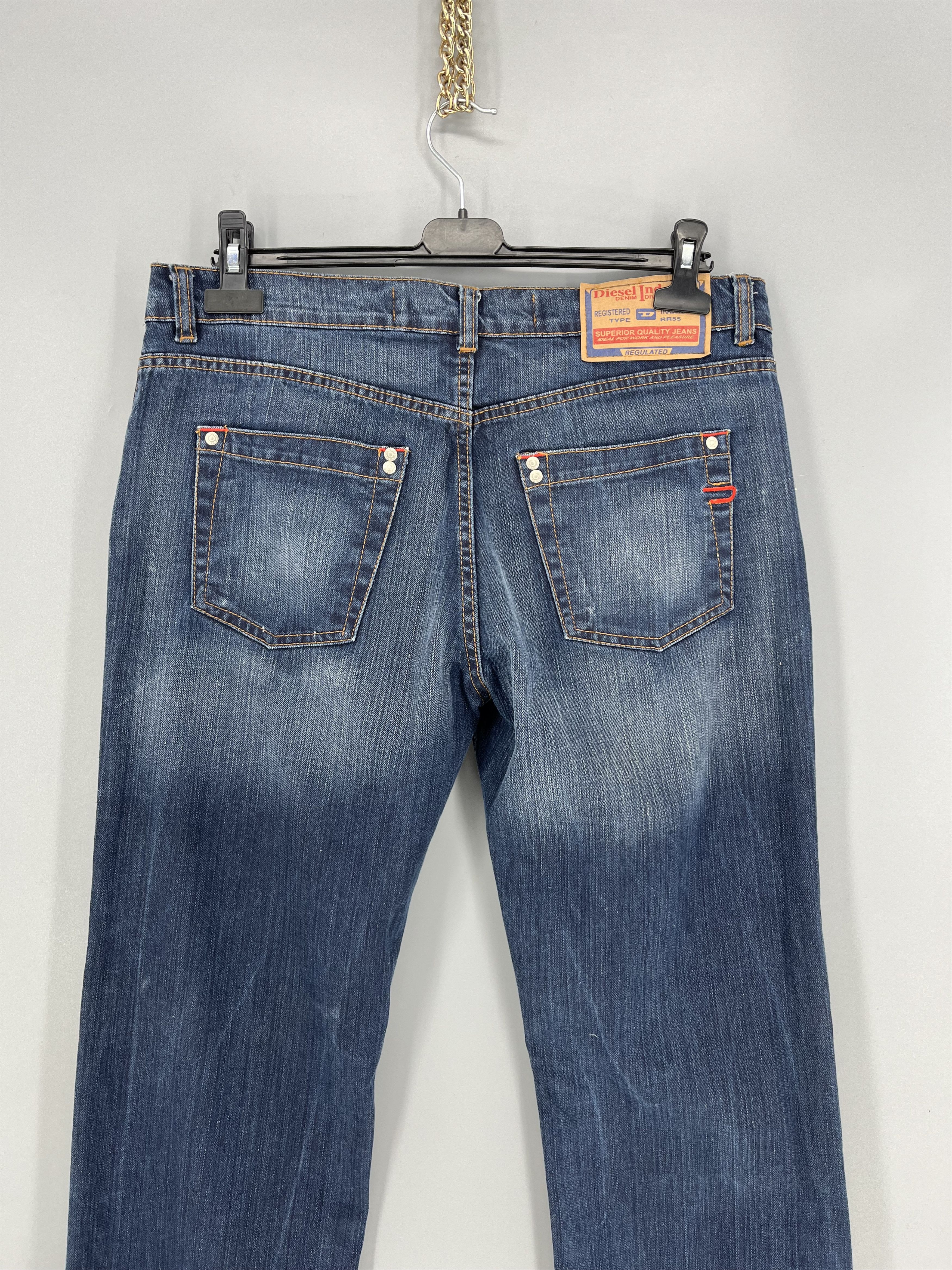 Diesel Vintage Diesel Industry Blue Denim Jeans Size-32 Size US 32 / EU 48 - 10 Thumbnail