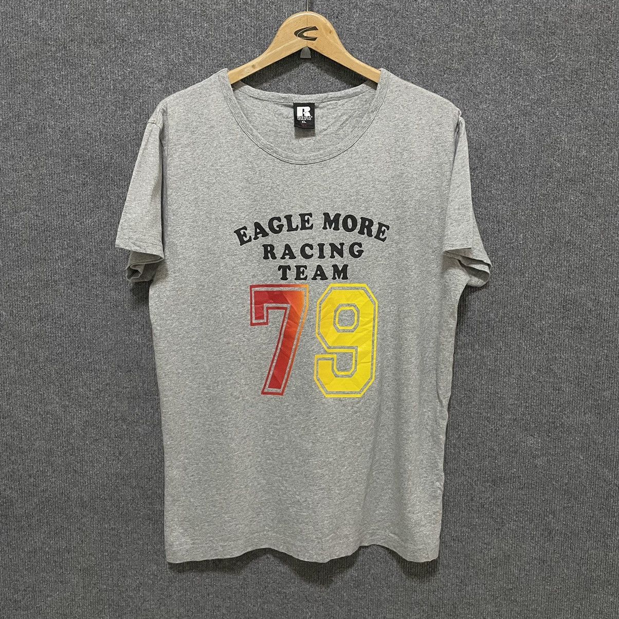 Russell Athletic × Vintage Vintage 90s Eagle More Racing Team T Shirt Size US L / EU 52-54 / 3 - 1 Thumbnail