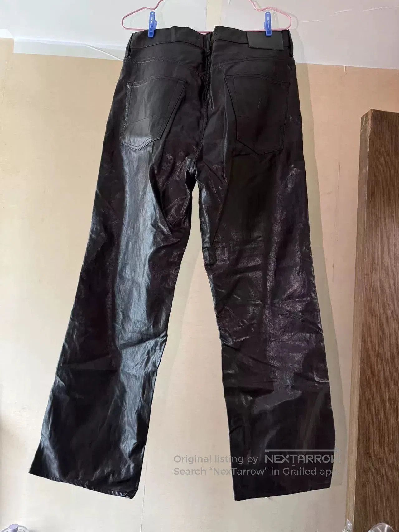 Our Legacy Our Legacy Black Leather Trousers. Size US 30 / EU 46 - 2 Thumbnail