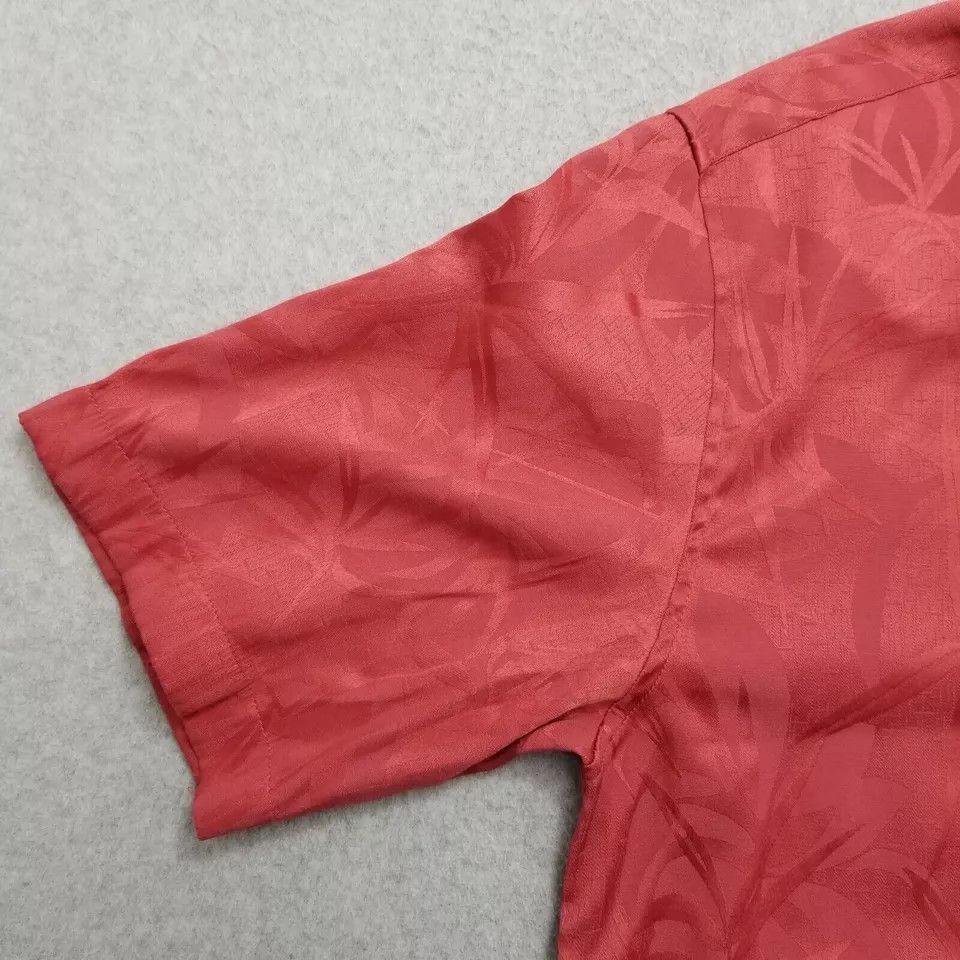 Paradise Paradise Blue Hawaiian Shirt Mens XL Red Button Up Size US XL / EU 56 / 4 - 2 Thumbnail