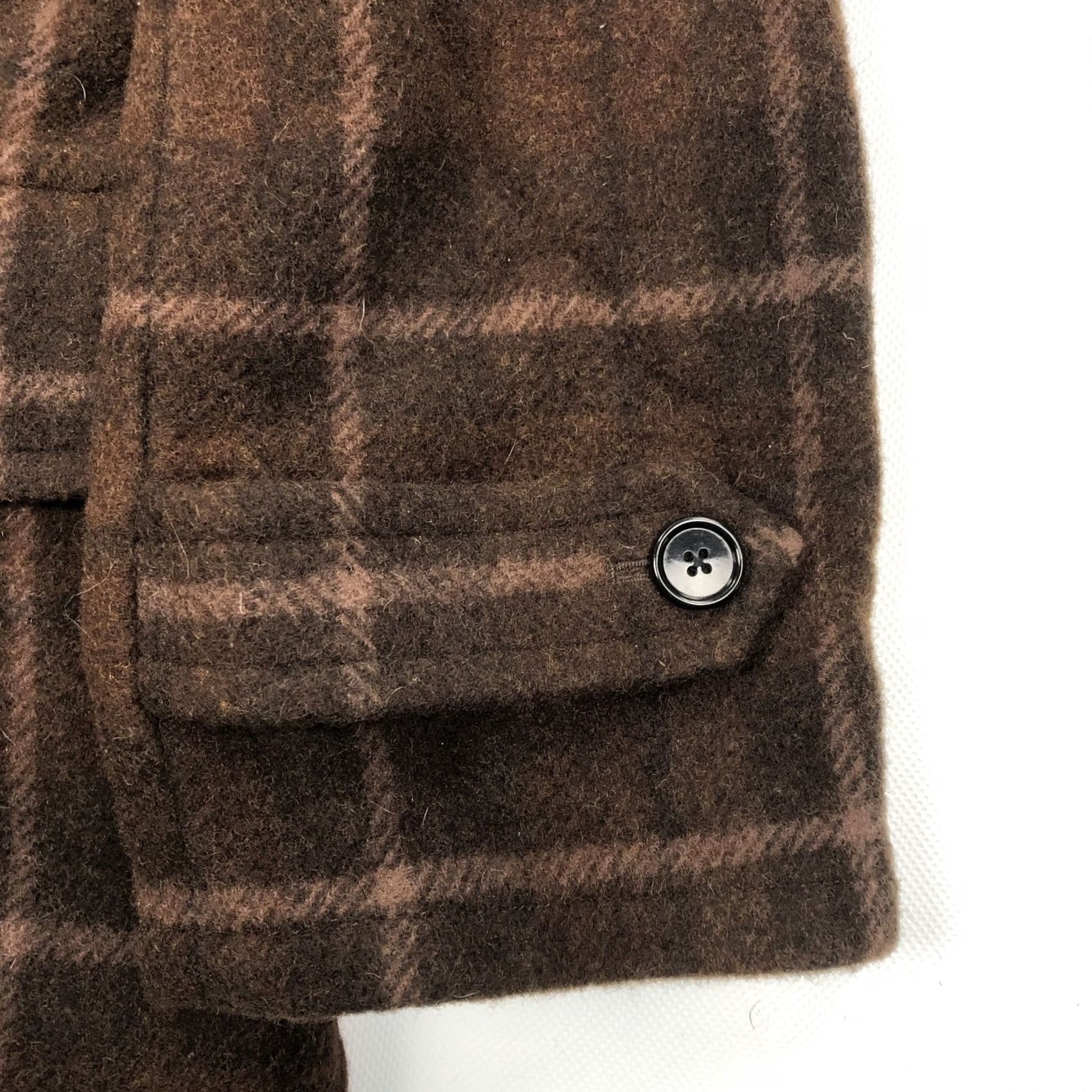 Ralph Lauren Ralph Lauren Women's Coat Plaid Wool Double Breasted Pea Coat Jacket Size 8 Wool Blended Outdoor Fall Winter Cleated Pockets Buttoned - Mens Size M / US 6-8 / IT 42-44 - 5 Thumbnail