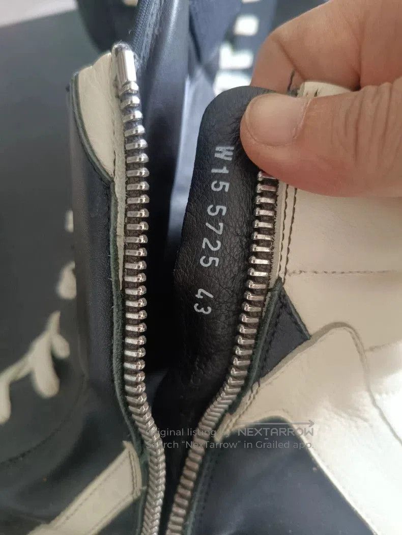 Rick Owens Rick Owens Black and White Fashion Sneakers. Size US 10.5 / EU 43-44 - 3 Thumbnail