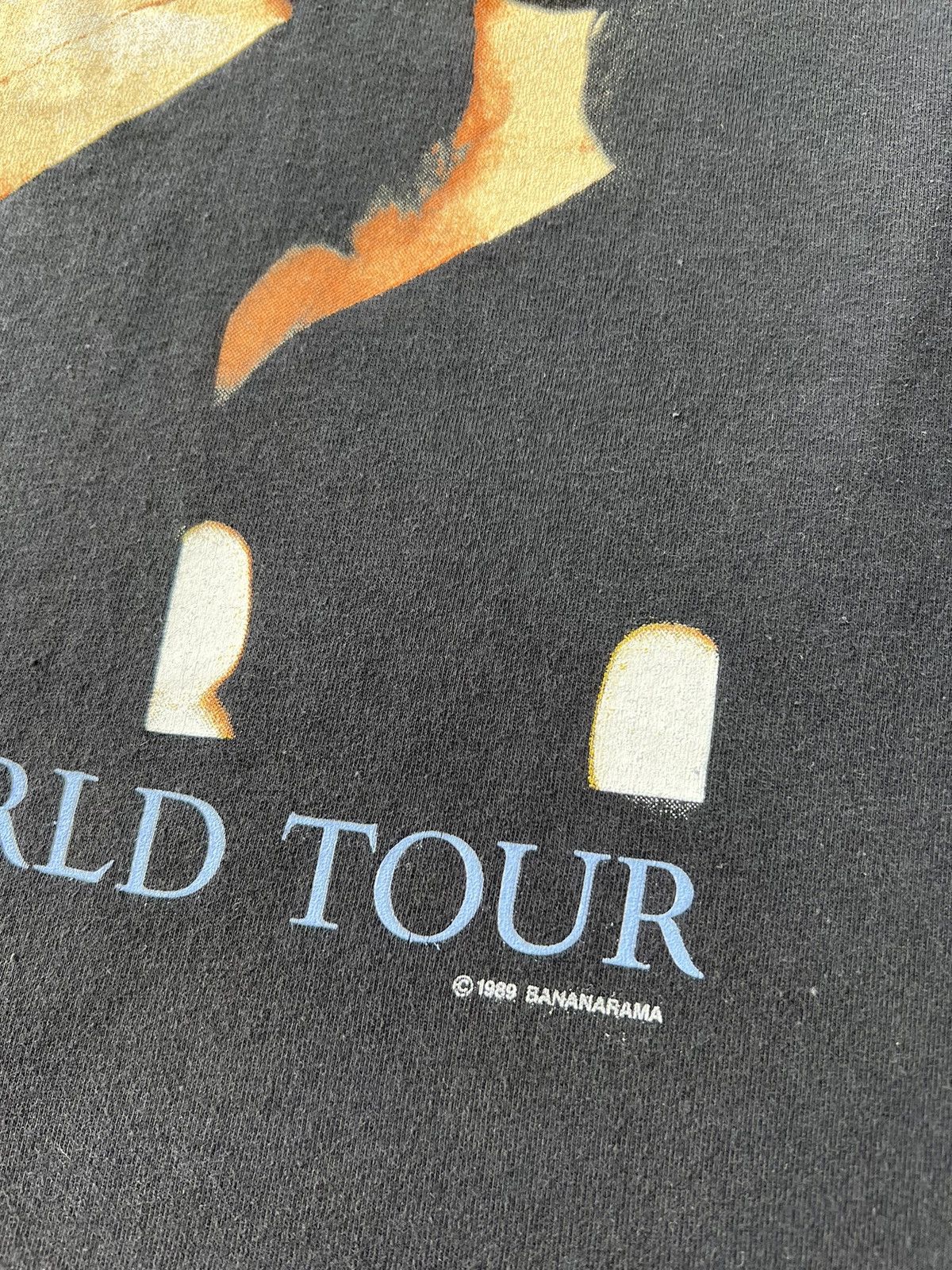 Band Tees Vintage 1989 Bananarama World Tour Pop Band Black T-shirt Size US L / EU 52-54 / 3 - 6 Thumbnail