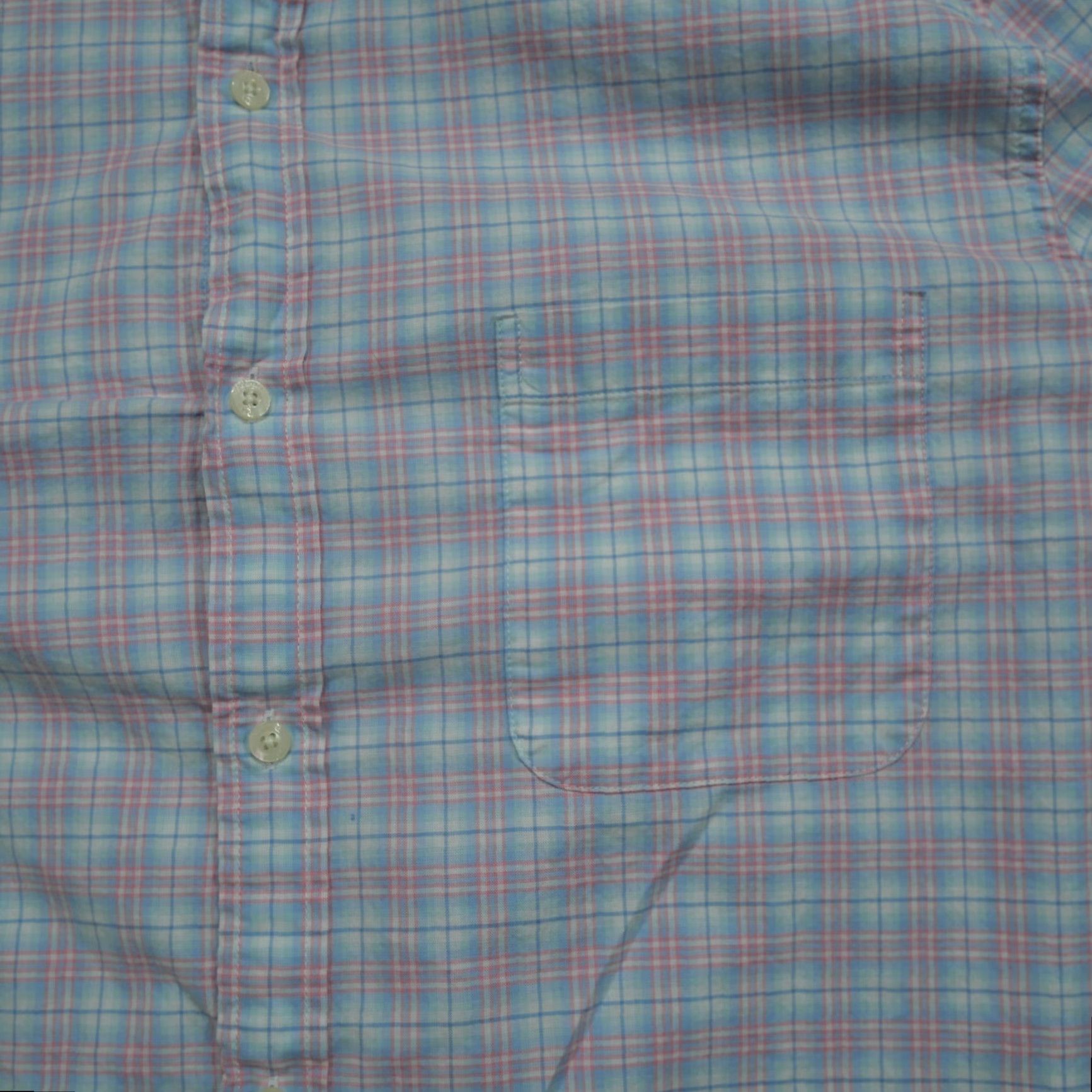 Vineyard Vines Vineyard Vines Shirt Mens XL Blue Pink Plaid Button Classic Fit Murray Size US XL / EU 56 / 4 - 2 Thumbnail