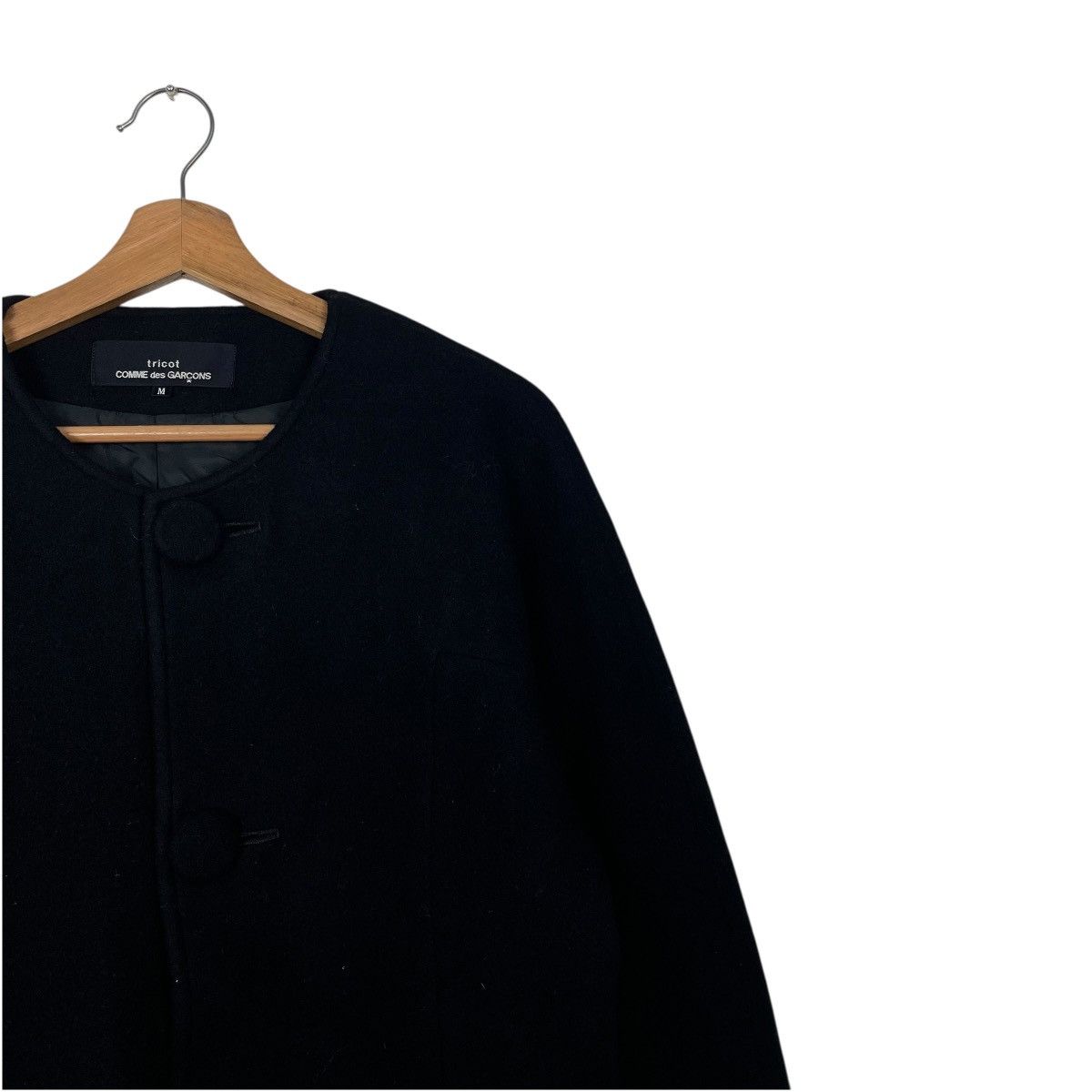 Tricot Comme des Garcons Vintage AD1991 Tricot Comme Des Garcons Crop Jacket Size M / US 6-8 / IT 42-44 - 5 Thumbnail