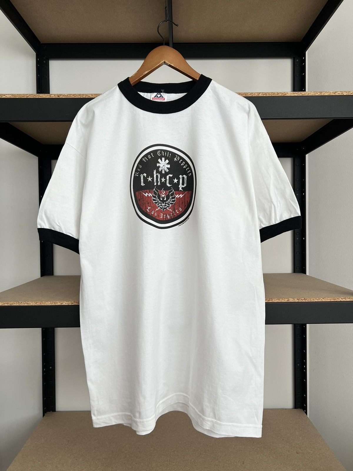 Band Tees Vintage 2004 Red Hot Chili Peppers Los Angeles Ringer Tshirt Size US XL / EU 56 / 4 - 1 Thumbnail