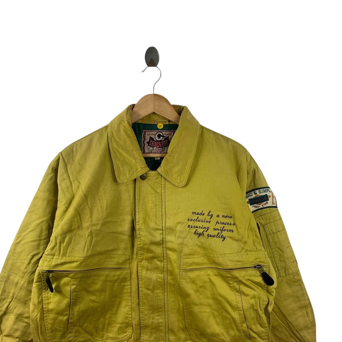 Vintage Vintage CRACKERS FINEST Worker Chore Patch Jacket Size US M / EU 48-50 / 2 - 2 Thumbnail