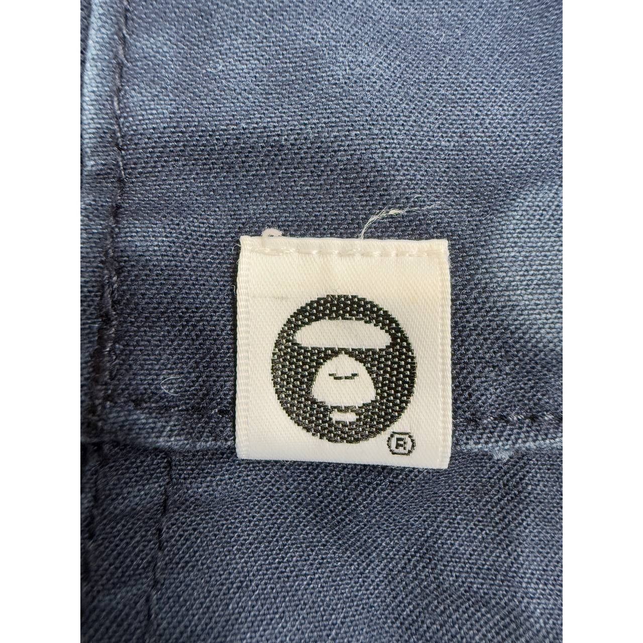 Vintage AAPE by A Bathing Ape Navy Cargo Shorts Patches Logo Size US 33 - 7 Thumbnail