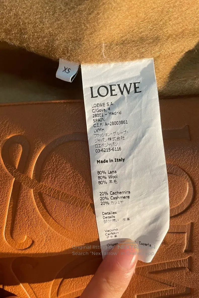 Loewe Loewe Cape Hooded Beige Wool Overcoat Size XS / US 0-2 / IT 36-38 - 4 Thumbnail