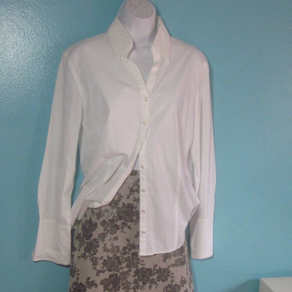 Weber Gerry Weber White Blouse M / L Size M / US 6-8 / IT 42-44 - 1 Thumbnail