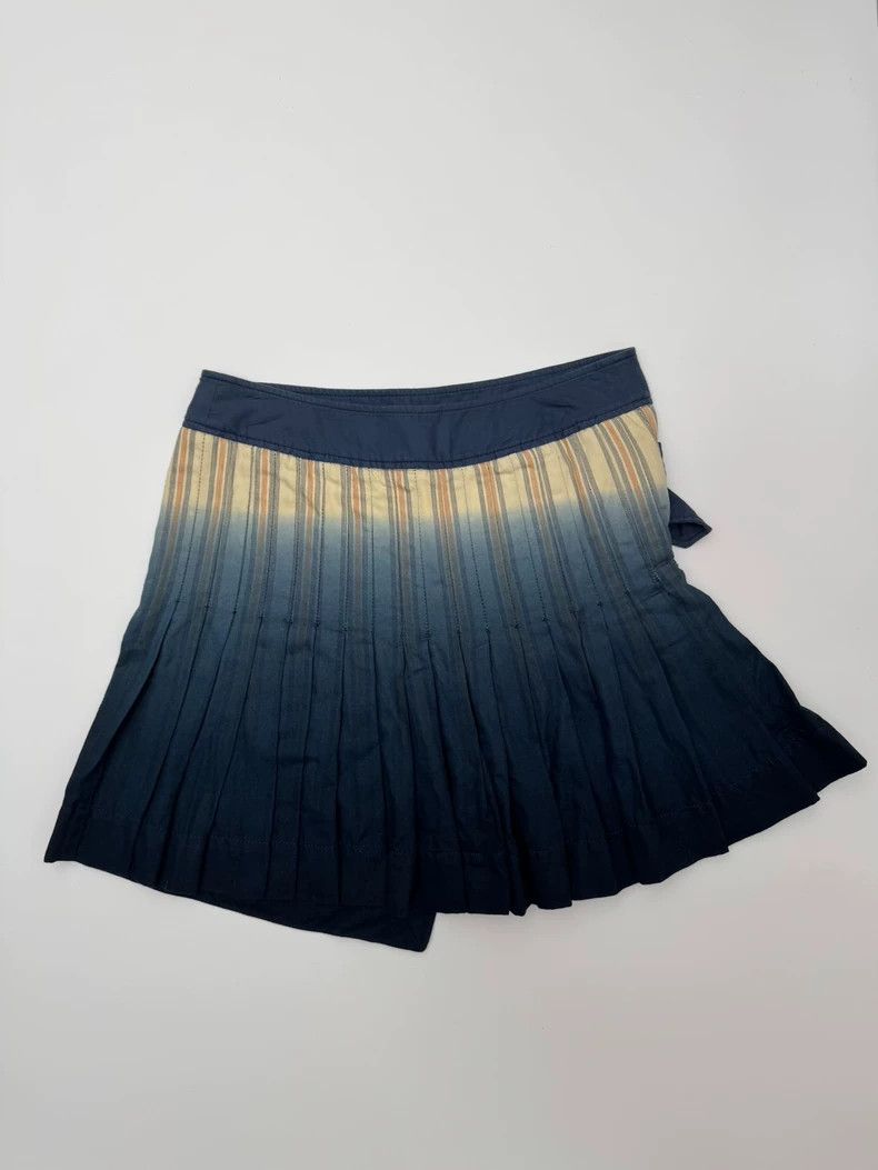Vivienne Westwood Vivienne Westwood size2 Blue and white gradient pleated ski Size 27" / US 4 / IT 40 - 3 Thumbnail