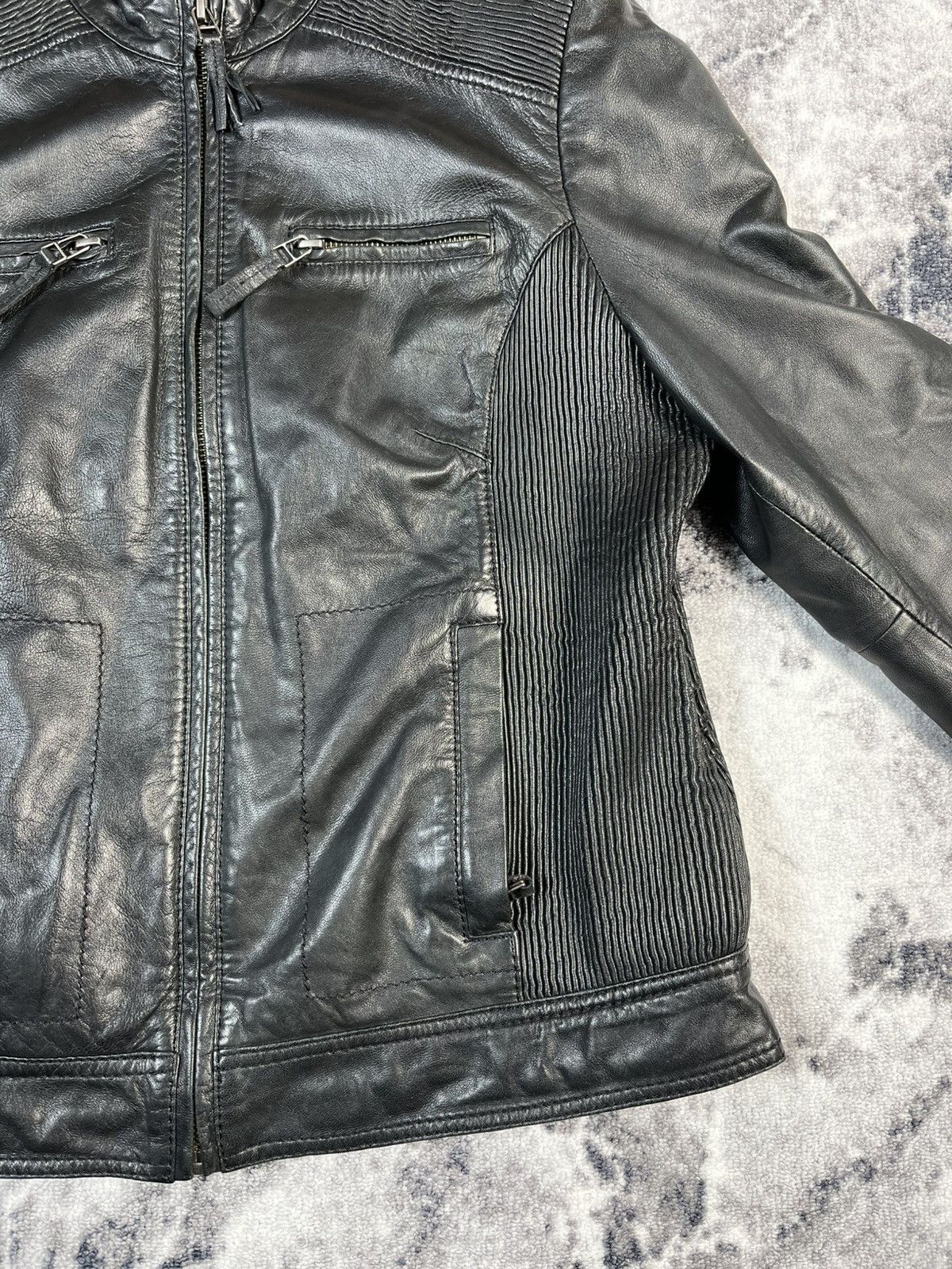 Leather Vintage Women’s Leather Biker Jacket Size L / US 10 / IT 46 - 7 Thumbnail