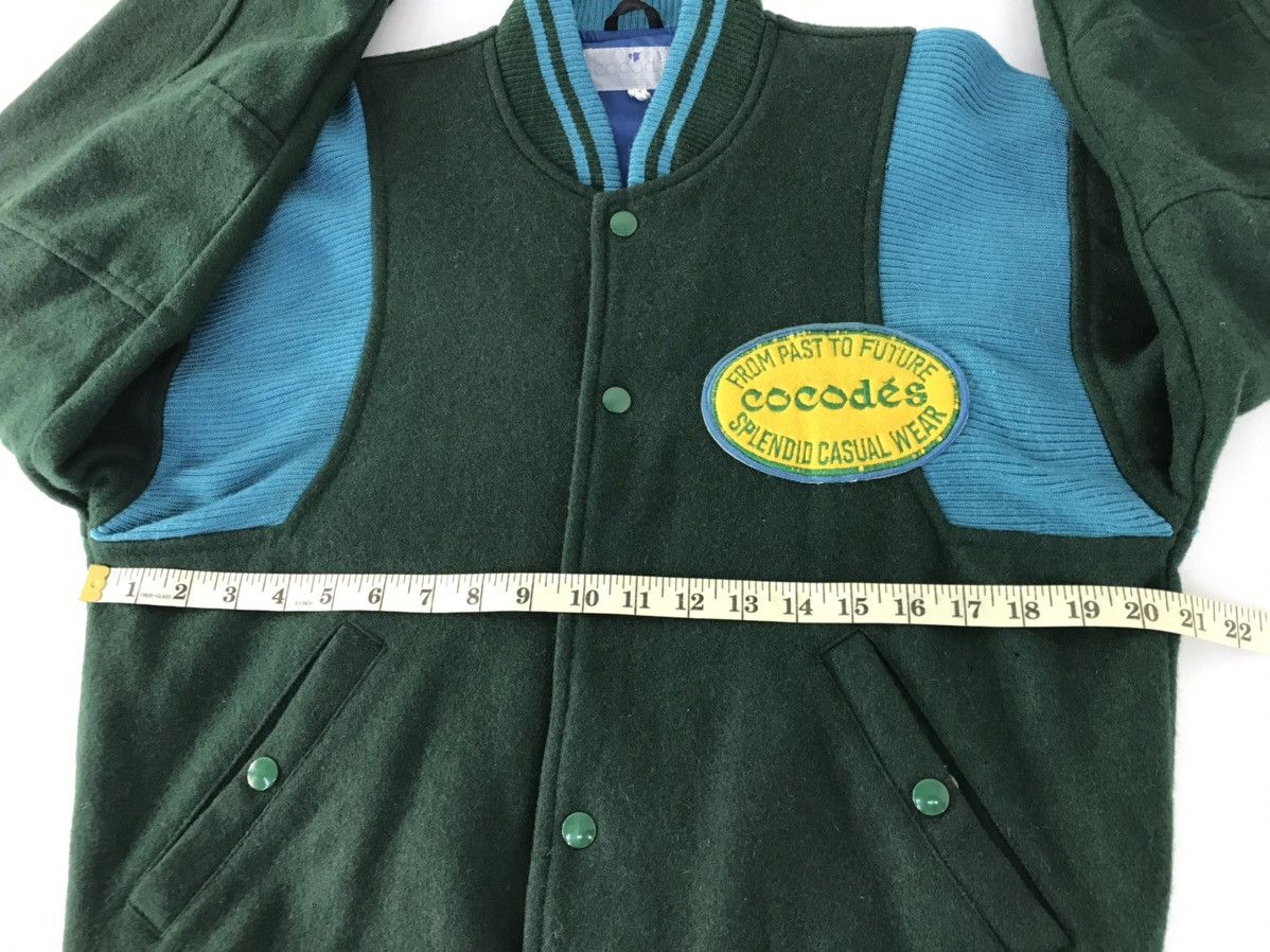 Vintage Vintage Cocodes Varsity Jacket Distressed Green Colour Style Size US M / EU 48-50 / 2 - 19 Thumbnail