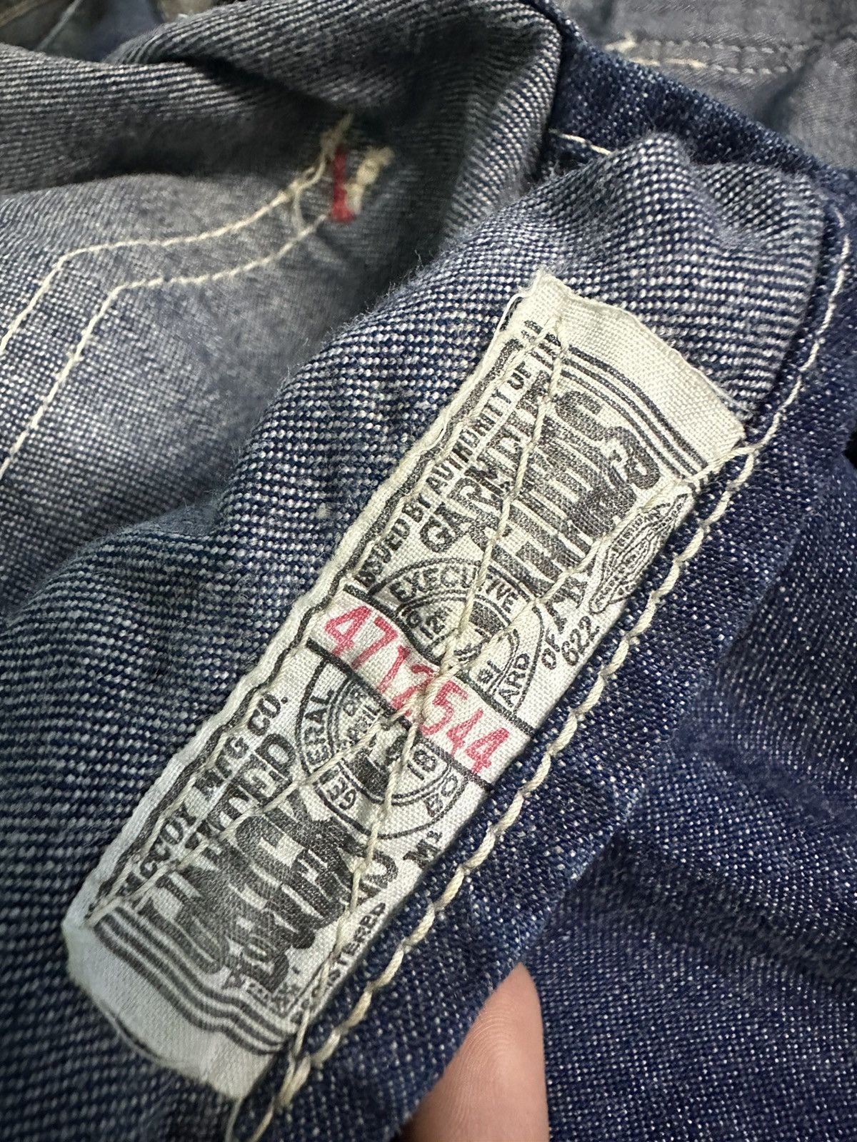 Japanese Brand vintage joe mc coy 8 Hour Union made by the the real McCOYS Size US M / EU 48-50 / 2 - 14 Thumbnail