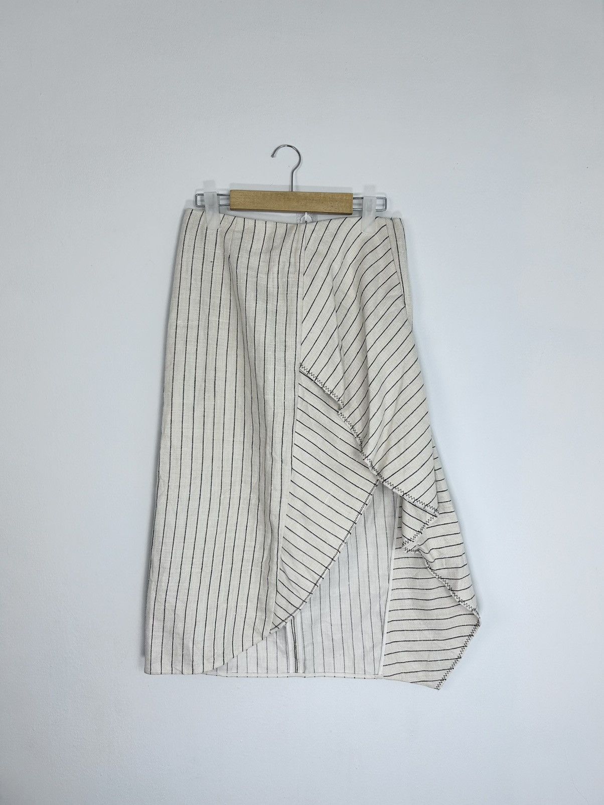 3.1 Philip Lim Asymmetrical Striped Skirt