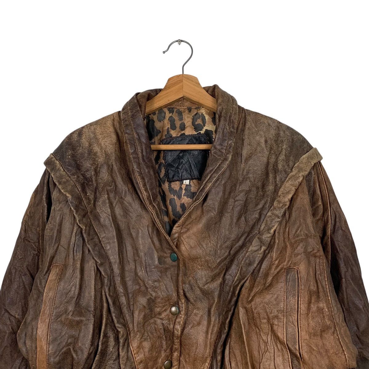 Japanese Brand Japanese Brand Leather Jacket Size L / US 10 / IT 46 - 2 Thumbnail