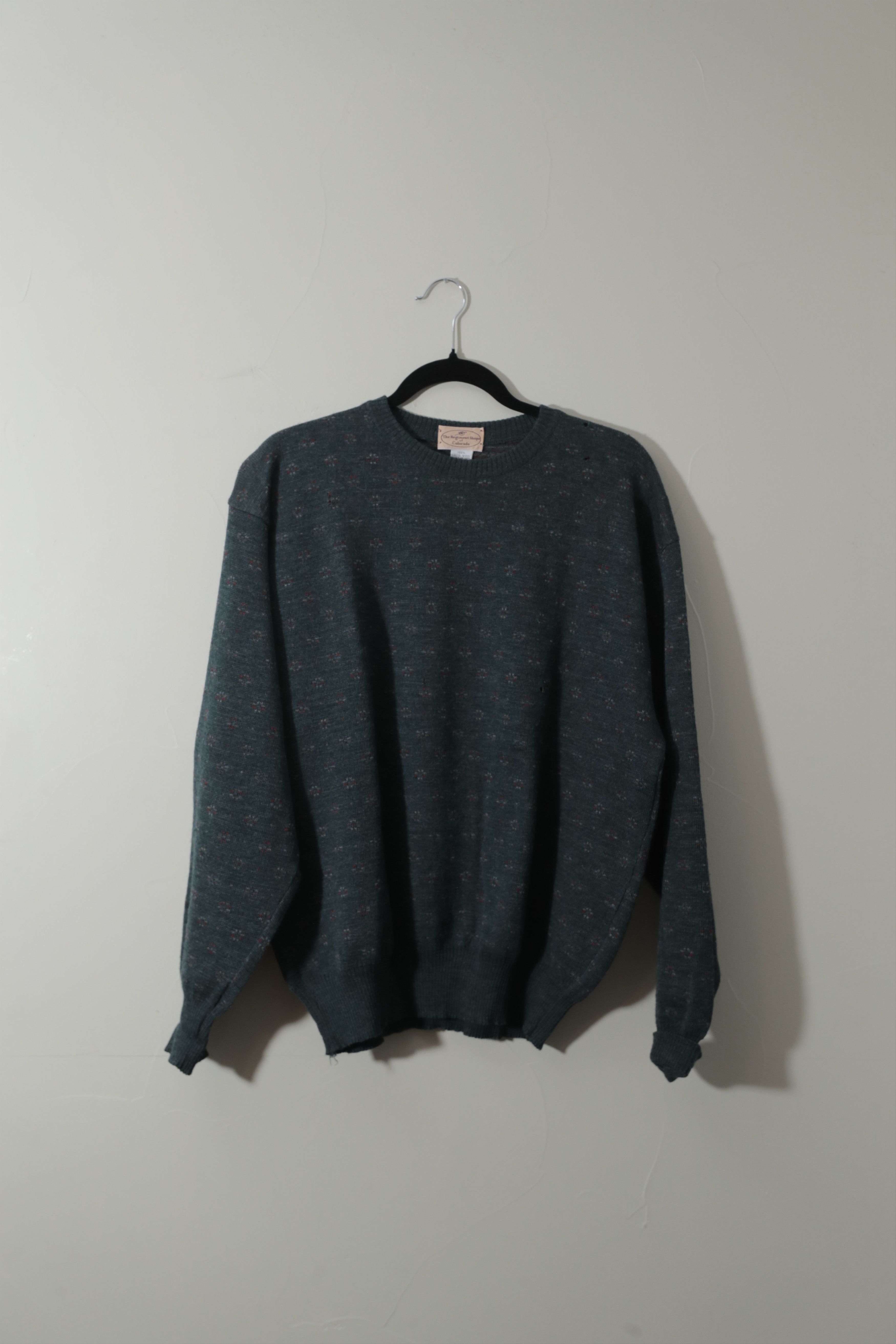 The Regiment Shops of Colorado Tiny Floral Sweater (L)