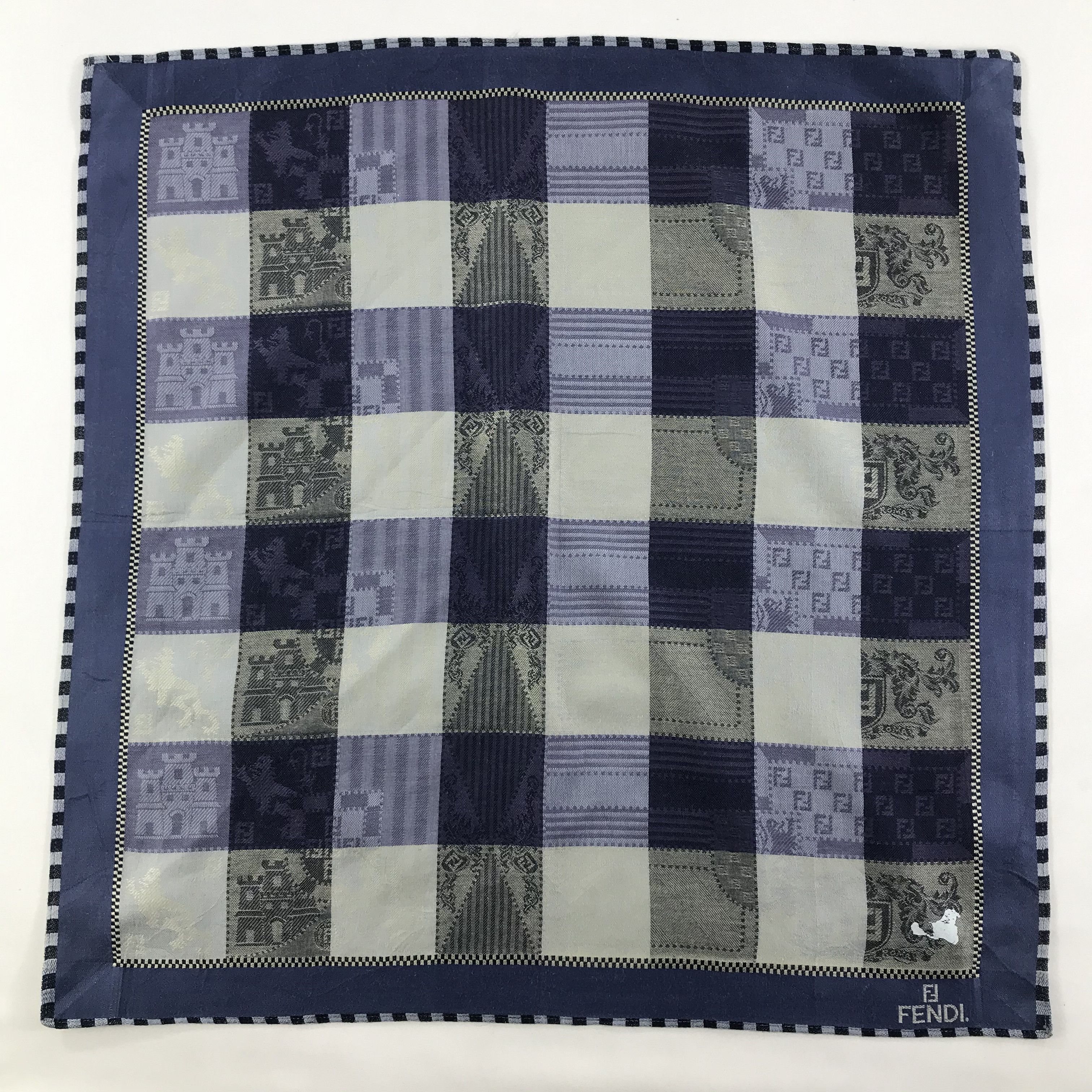Vintage Vintage Fendi Bandana / Handkerchief / Neckerchief - S1501 Size ONE SIZE - 1 Thumbnail