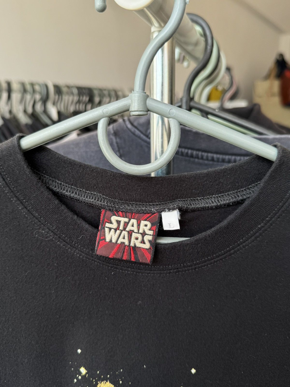Star Wars Vintage 90s Star Wars Jedi Vs Sith Obi One Anakin T-shirt Size US L / EU 52-54 / 3 - 4 Thumbnail