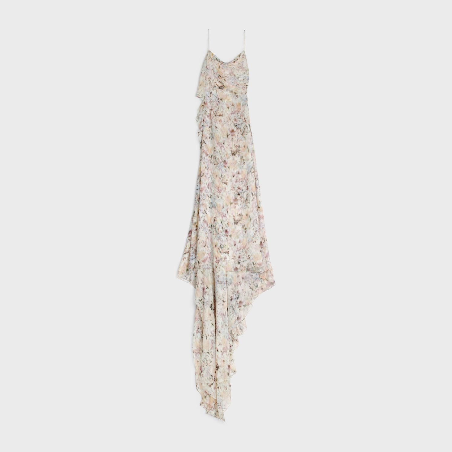 Celine o1w1db10125 2R51J973U Silk Muslin Lingerie Dress Size XXS / US 00 / IT 34 - 1 Thumbnail