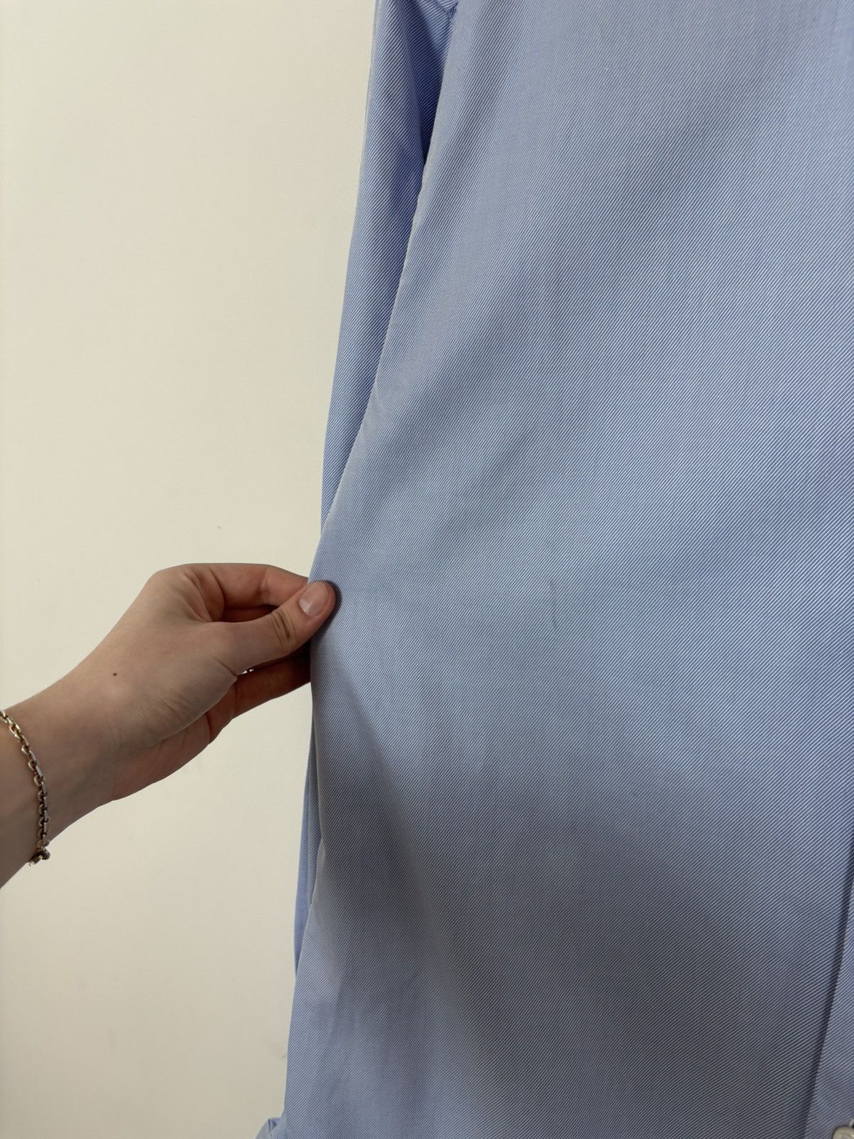 Ermenegildo Zegna Ermenegildo Zegna Trofeo Su Misura Men’s Blue Dress Shirt Size US XL / EU 56 / 4 - 8 Thumbnail