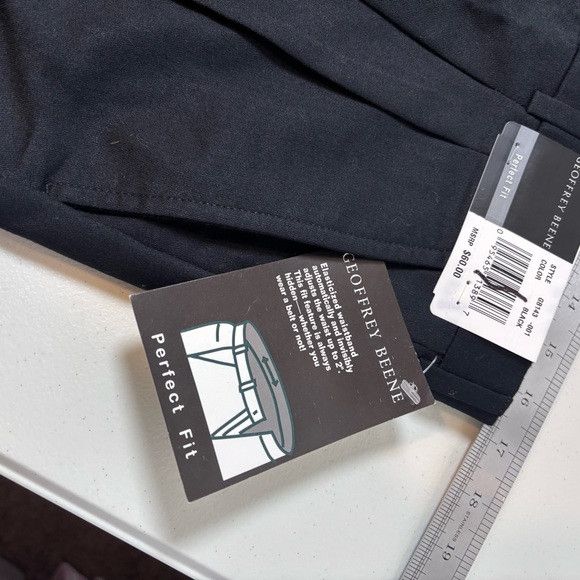 Geoffrey B. Small Geoffrey Beene Black Dress Men Pant Perfect Fit 34*34 Size US 34 / EU 50 - 5 Thumbnail