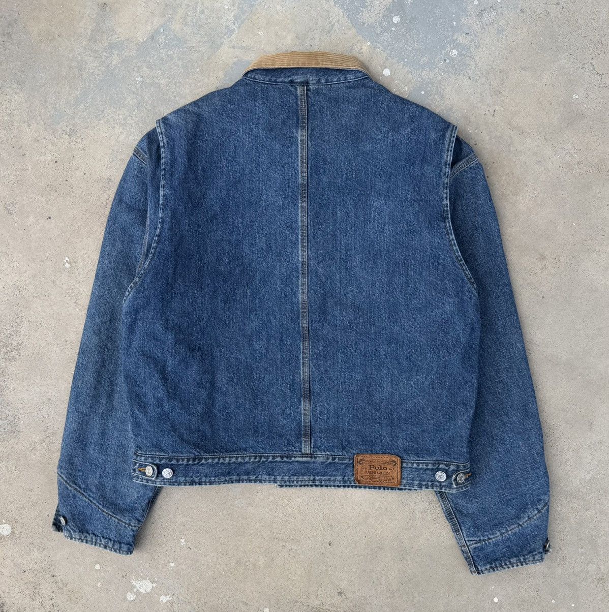 Polo Ralph Lauren Vintage Polo Ralph Lauren Denim Work Jacket Plaid Lining Size US L / EU 52-54 / 3 - 4 Thumbnail