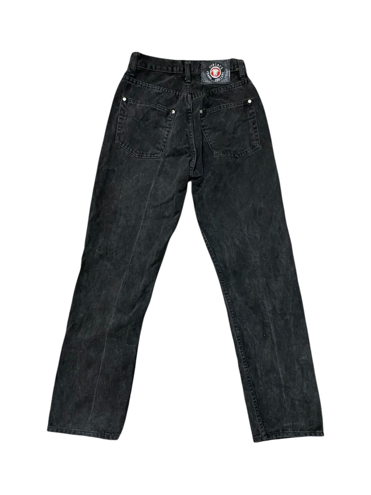 Versace Jeans Couture Versace Black Denim Jeans Size 24" / US 00 / IT 34 - 2 Thumbnail