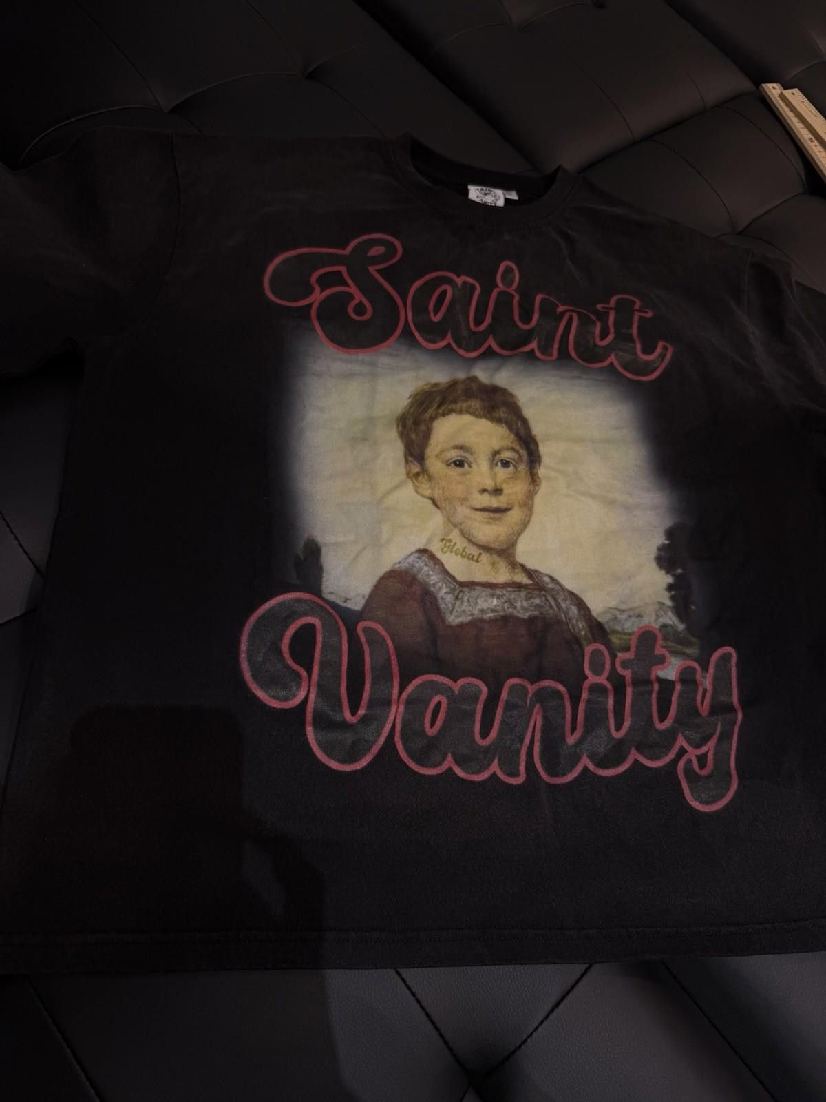 Saint Vanity Size L - Saint Vanity T-shirt 2025 Black/Red Authentic (NEW) Size US L / EU 52-54 / 3 - 6 Thumbnail