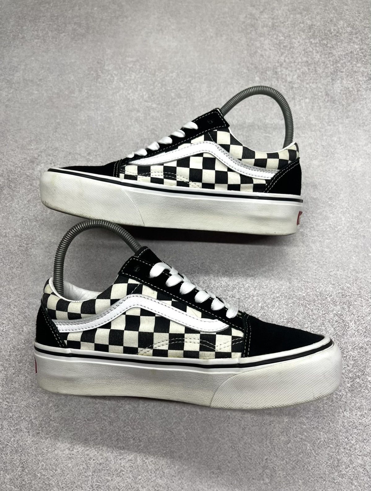 Vans Womens Vans Old School Platforms Shoes Black/White Size US 7.5 / IT 37.5 - 3 Thumbnail