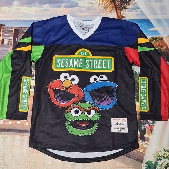 Other Sesame Street Hockey Jersey Size Medium NWT Size US M / EU 48-50 / 2 - 3 Thumbnail