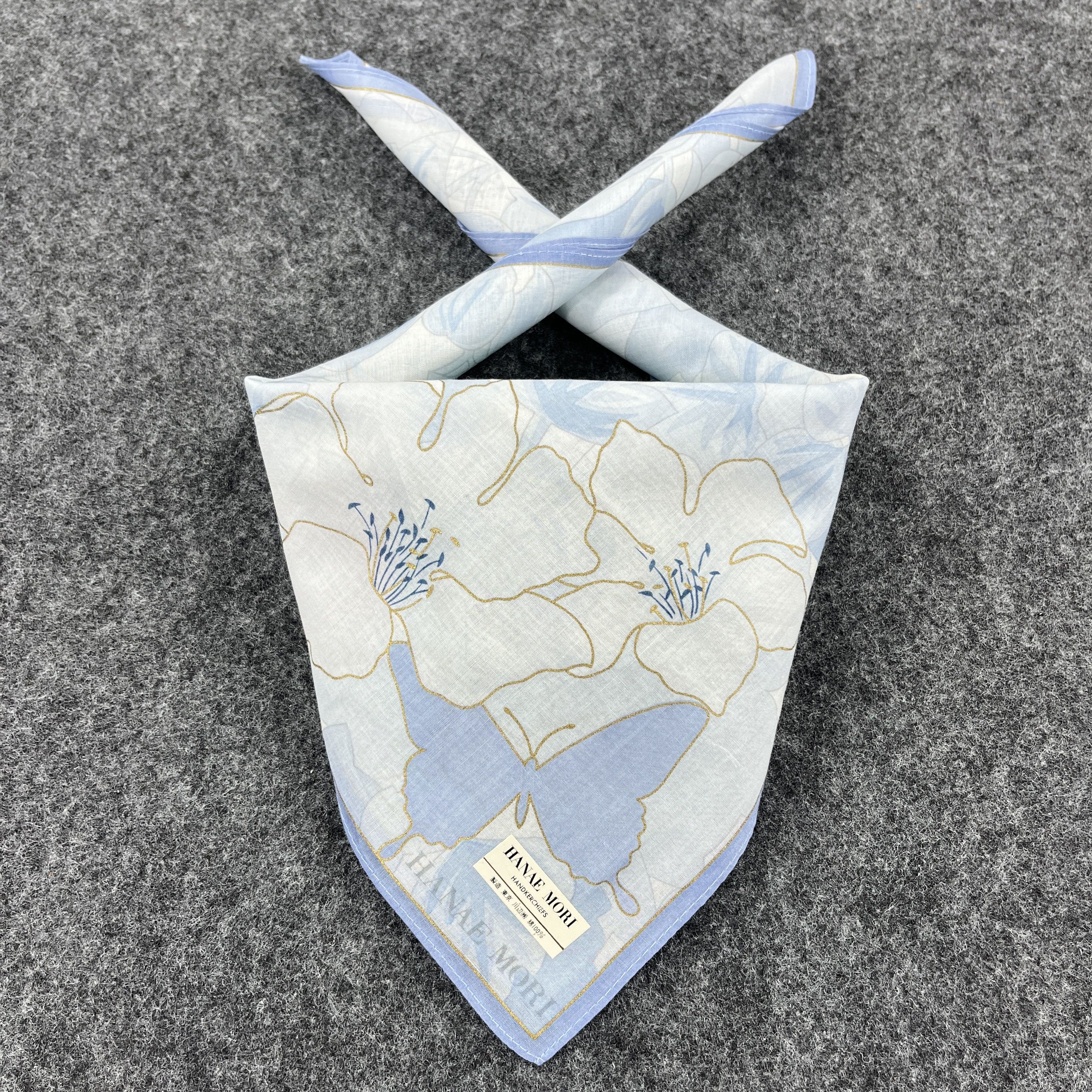 Hanae Mori × Japanese Brand Hanae Mori Bandana / Handkerchief / Neckerchief B324 Size ONE SIZE - 1 Thumbnail