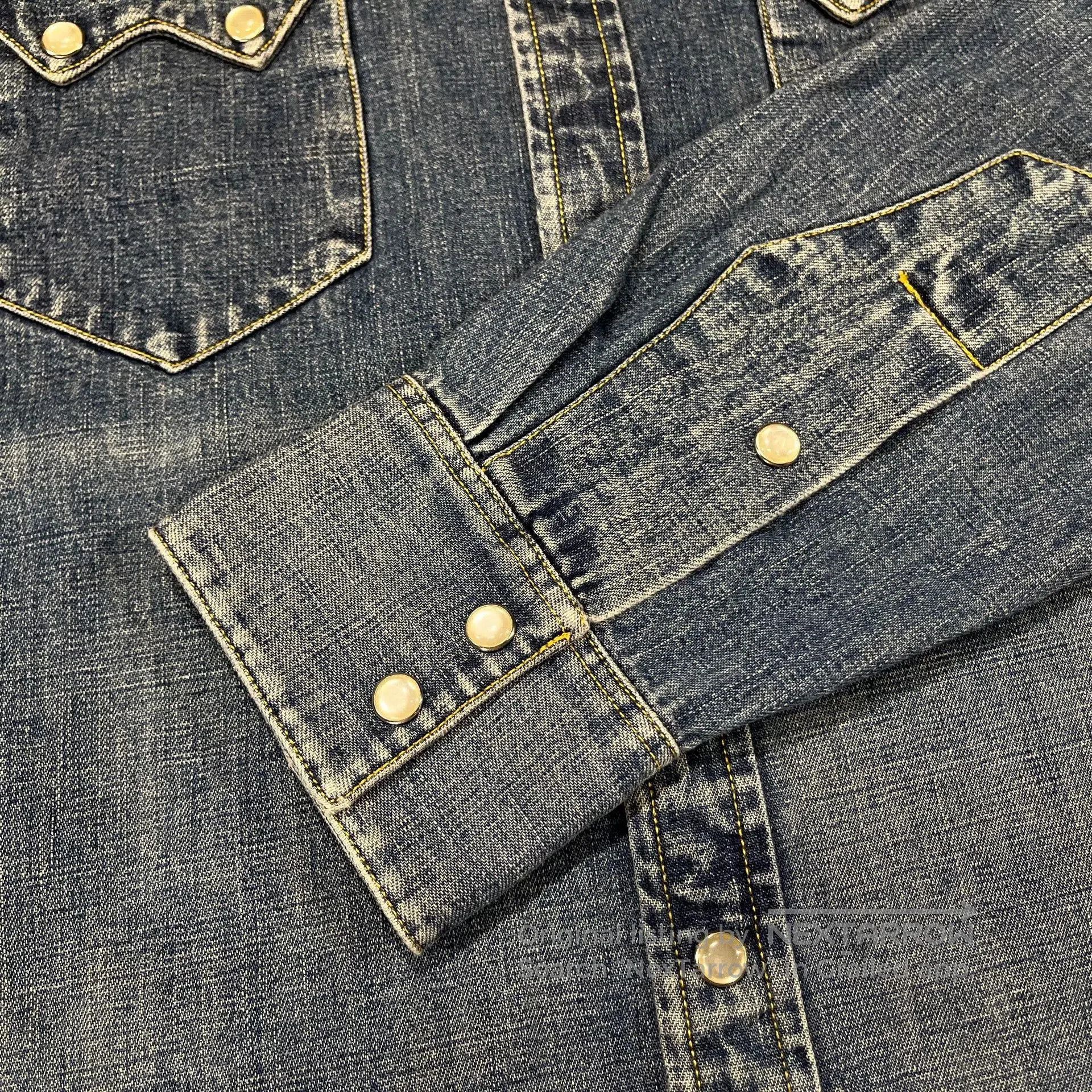 RRL Ralph Lauren RRL Western Denim Shirt by Ralph Lauren. Size US M / EU 48-50 / 2 - 9 Thumbnail