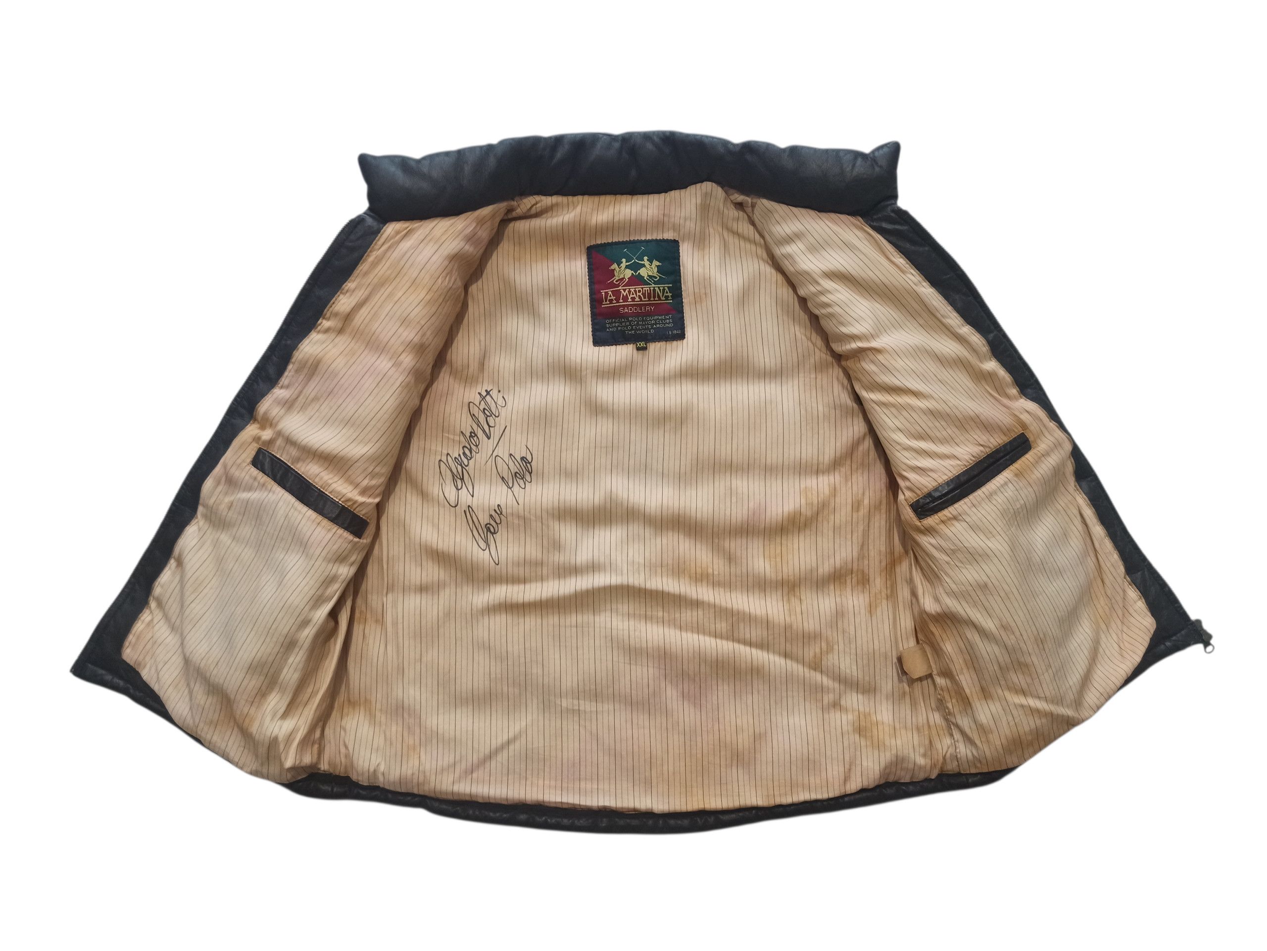 La Martina La Martina Lando Simonetti Archival Sheepskin Leather Vest Size US XL / EU 56 / 4 - 2 Thumbnail