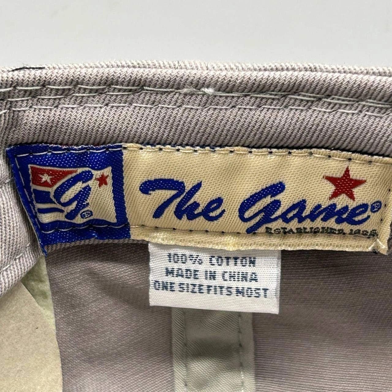 The Game Saint Anselm College Hat Men Gray The Game Strap Back Cotton Size ONE SIZE - 3 Thumbnail