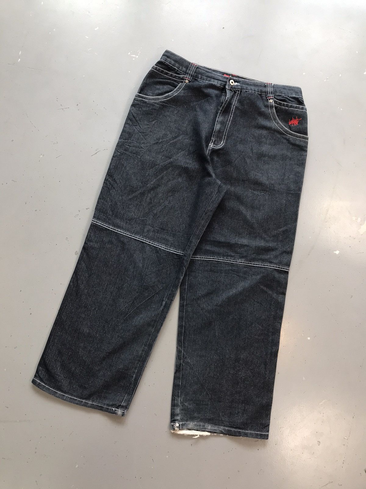 JNCO × Southpole × Vintage Vintage ice point big pocket baggyfit denim Size US 34 / EU 50 - 3 Thumbnail