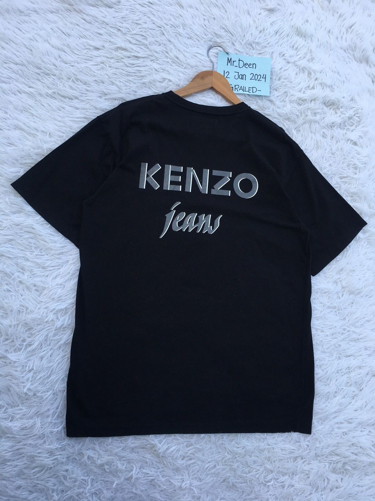 Kenzo Rare Japanese Designer Kenzo Big Spellout Tshirt Size US M / EU 48-50 / 2 - 2 Thumbnail