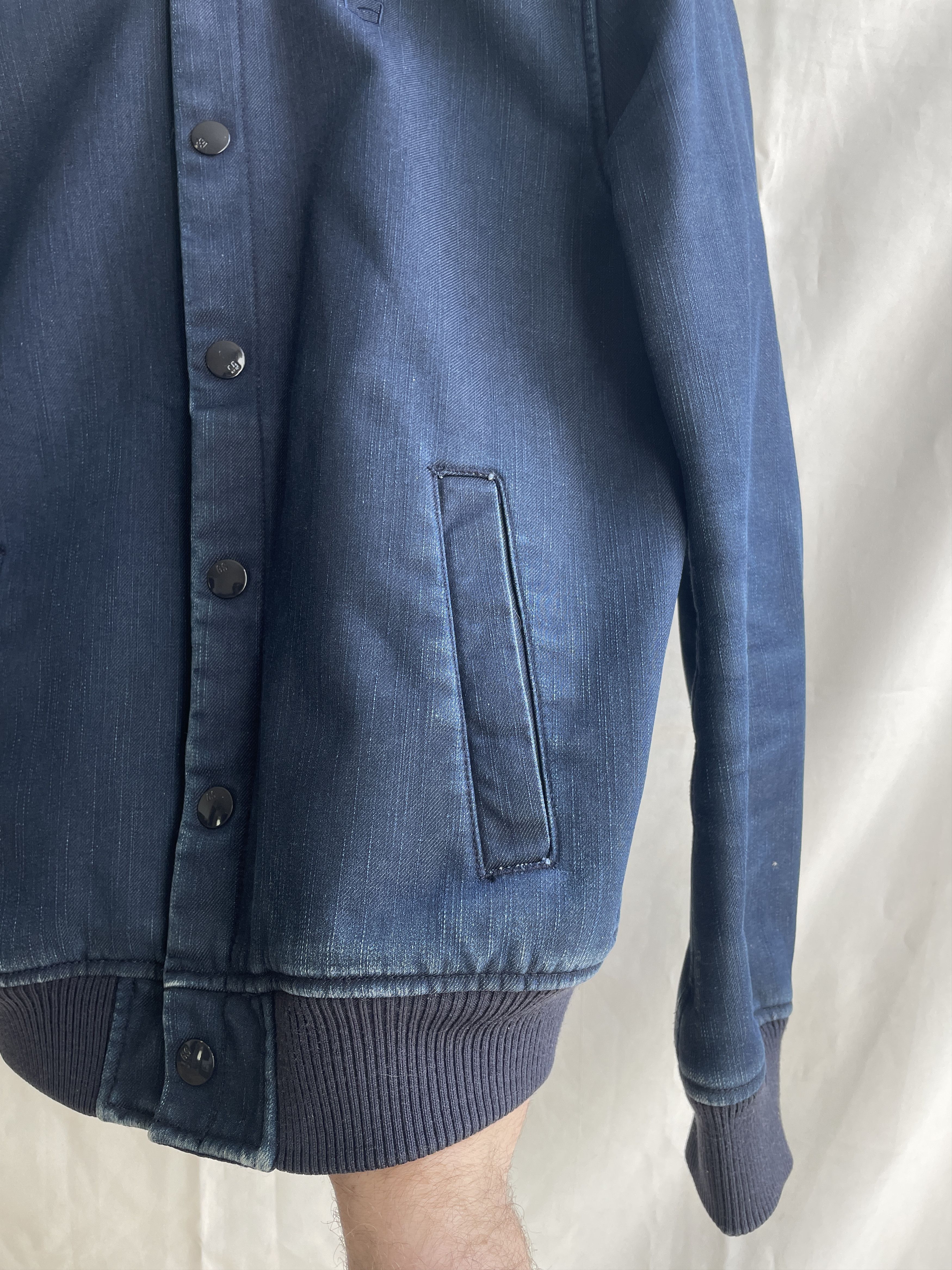 G-Star G-Star Raw Denim Baseball Bomber Jacket Size M Size US M / EU 48-50 / 2 - 6 Thumbnail