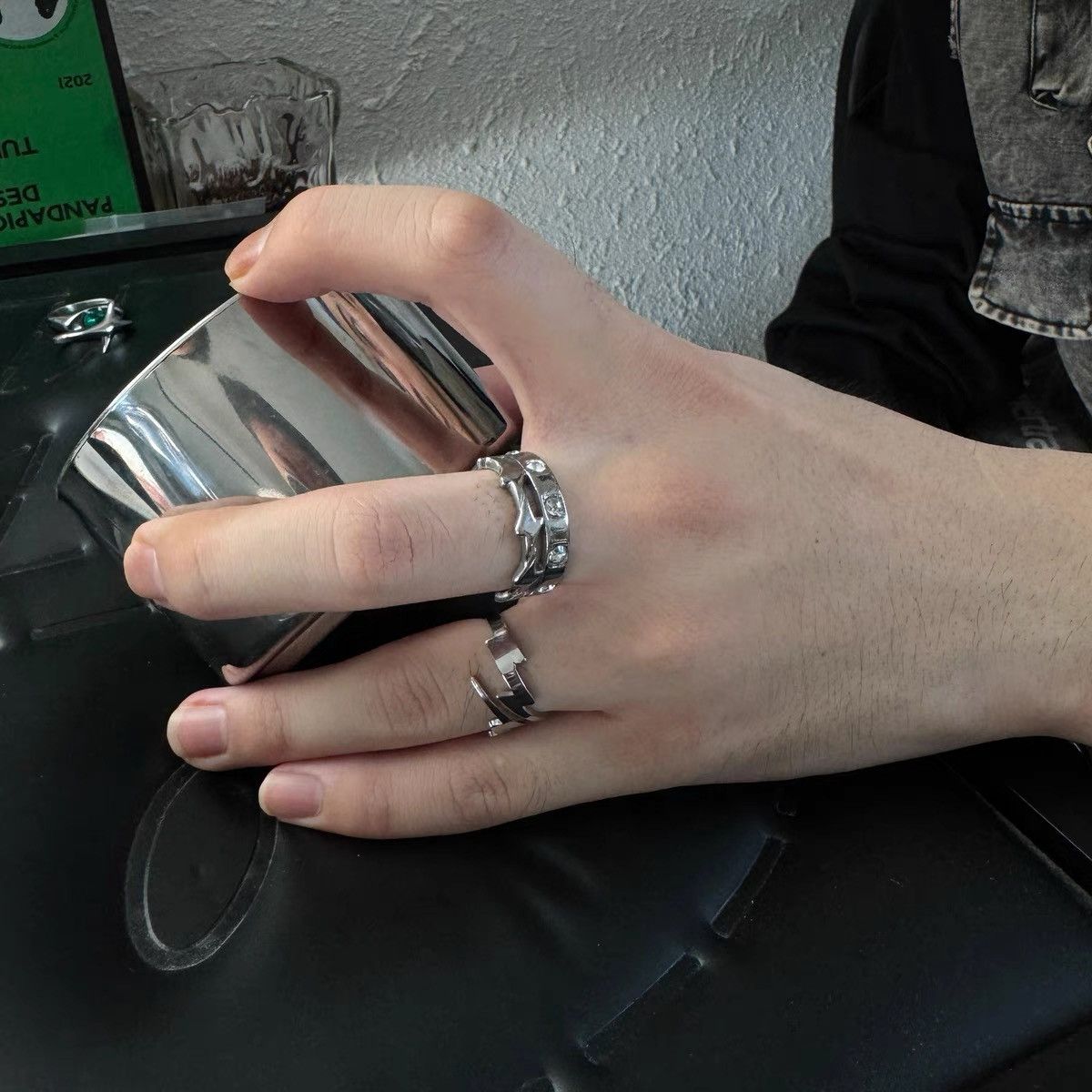 Japanese Brand × Vintage Retro punk rings Size ONE SIZE - 2 Thumbnail