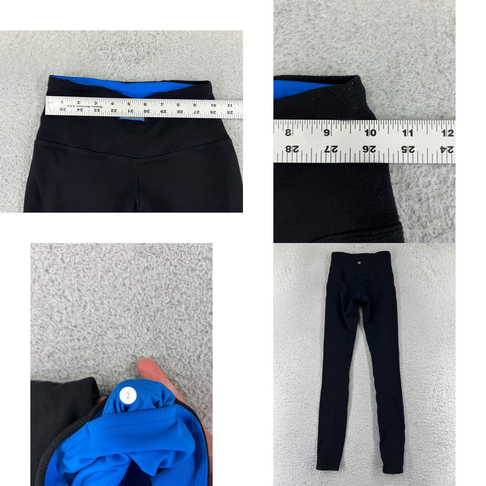 Lululemon Lululemon Pants Womens 2 Blue Run Runder Under Pant Gym READ Size 26" / US 2 / IT 38 - 8 Thumbnail