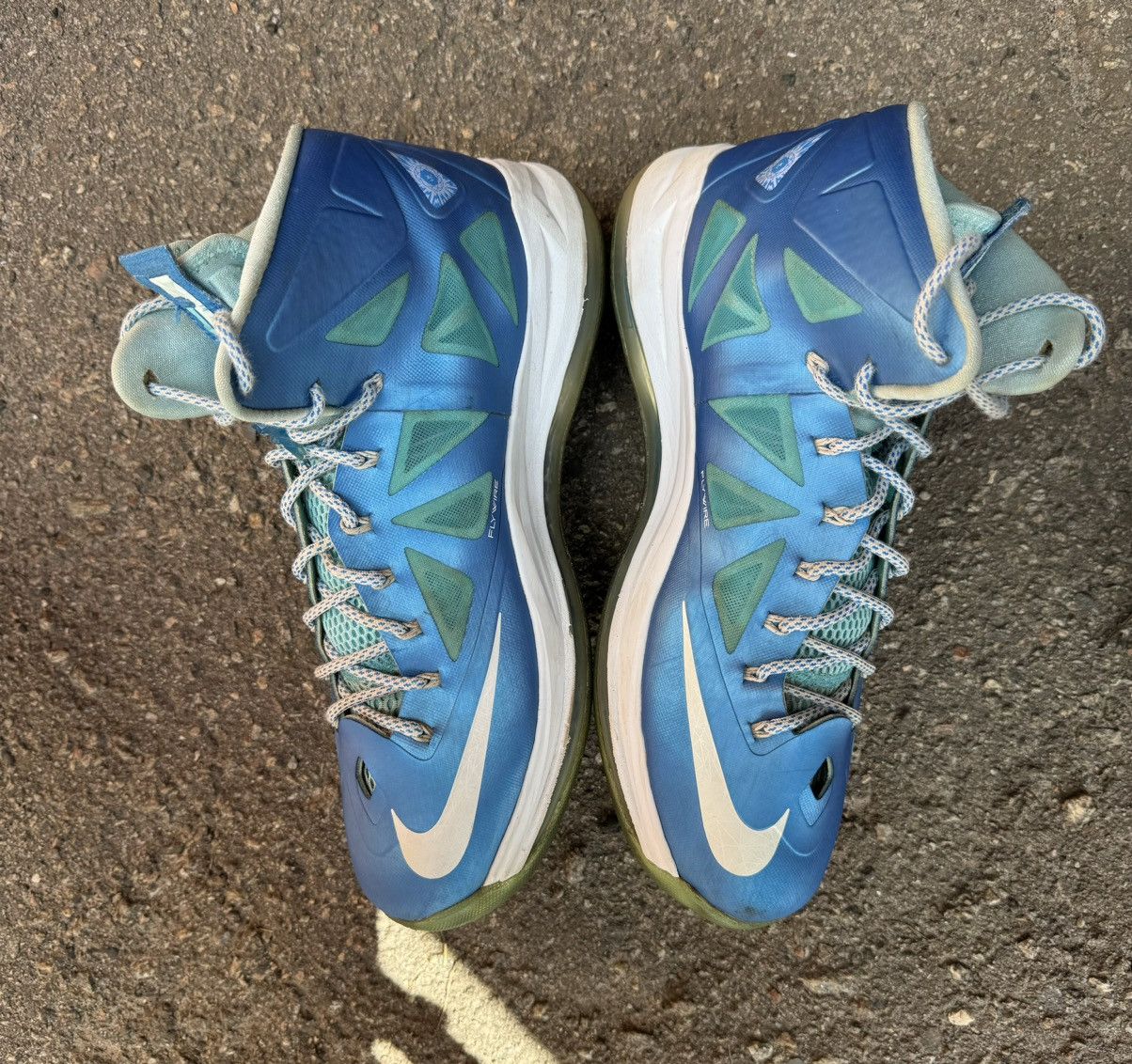 Nike Nike Lebron James 10 Blue Dimond men shoes sneakers 12.5 Us Size US 12.5 / EU 45-46 - 7 Thumbnail