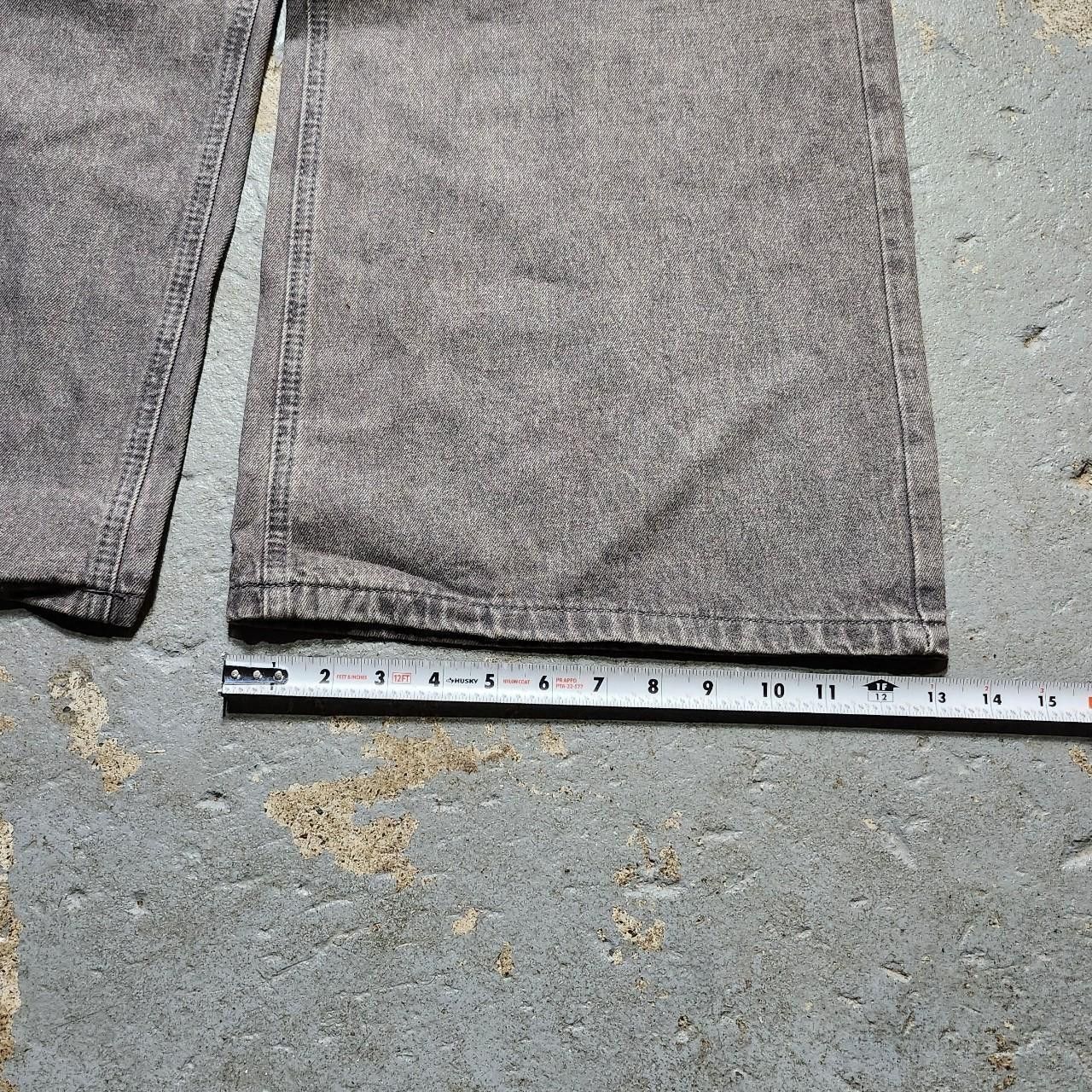 Japanese Brand Grey Ripped Baggy Faded Denim Size US 32 / EU 48 - 4 Thumbnail