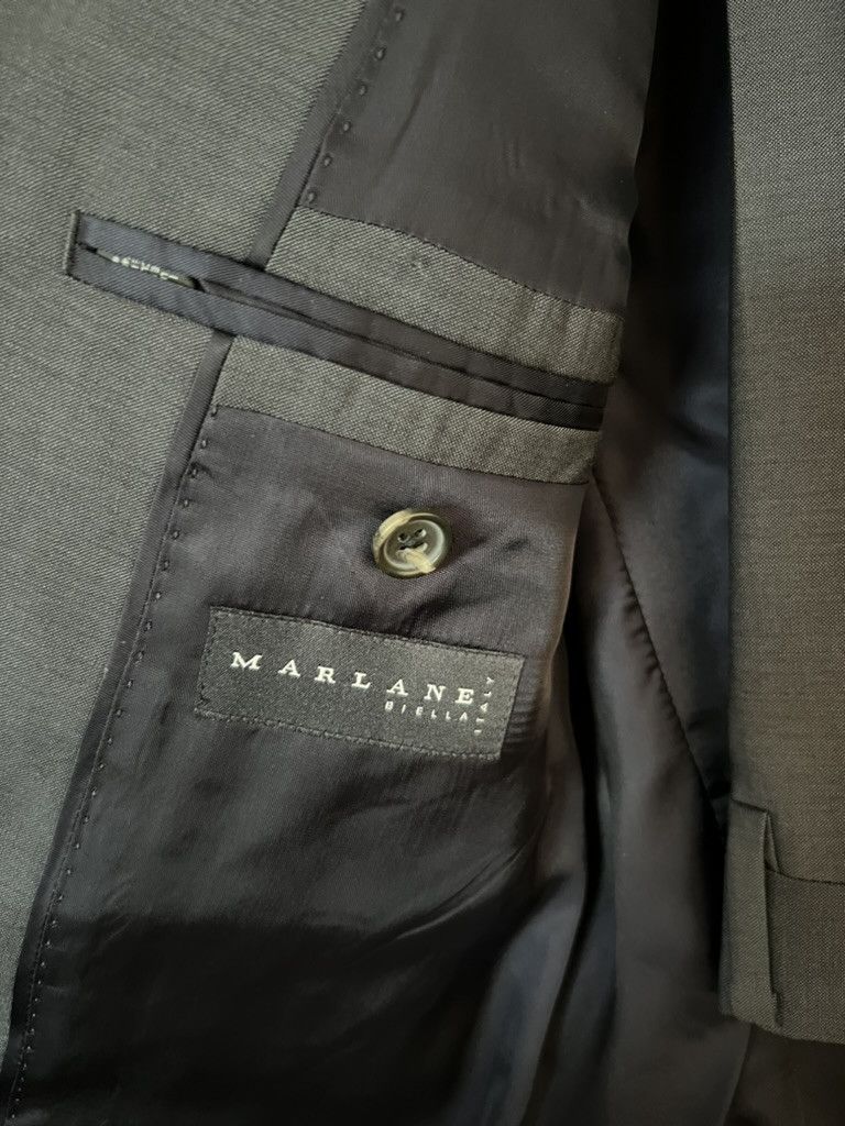 Club Monaco Grant Slim Fit Steel Blue/Grey Suit Size 38R - 2 Thumbnail