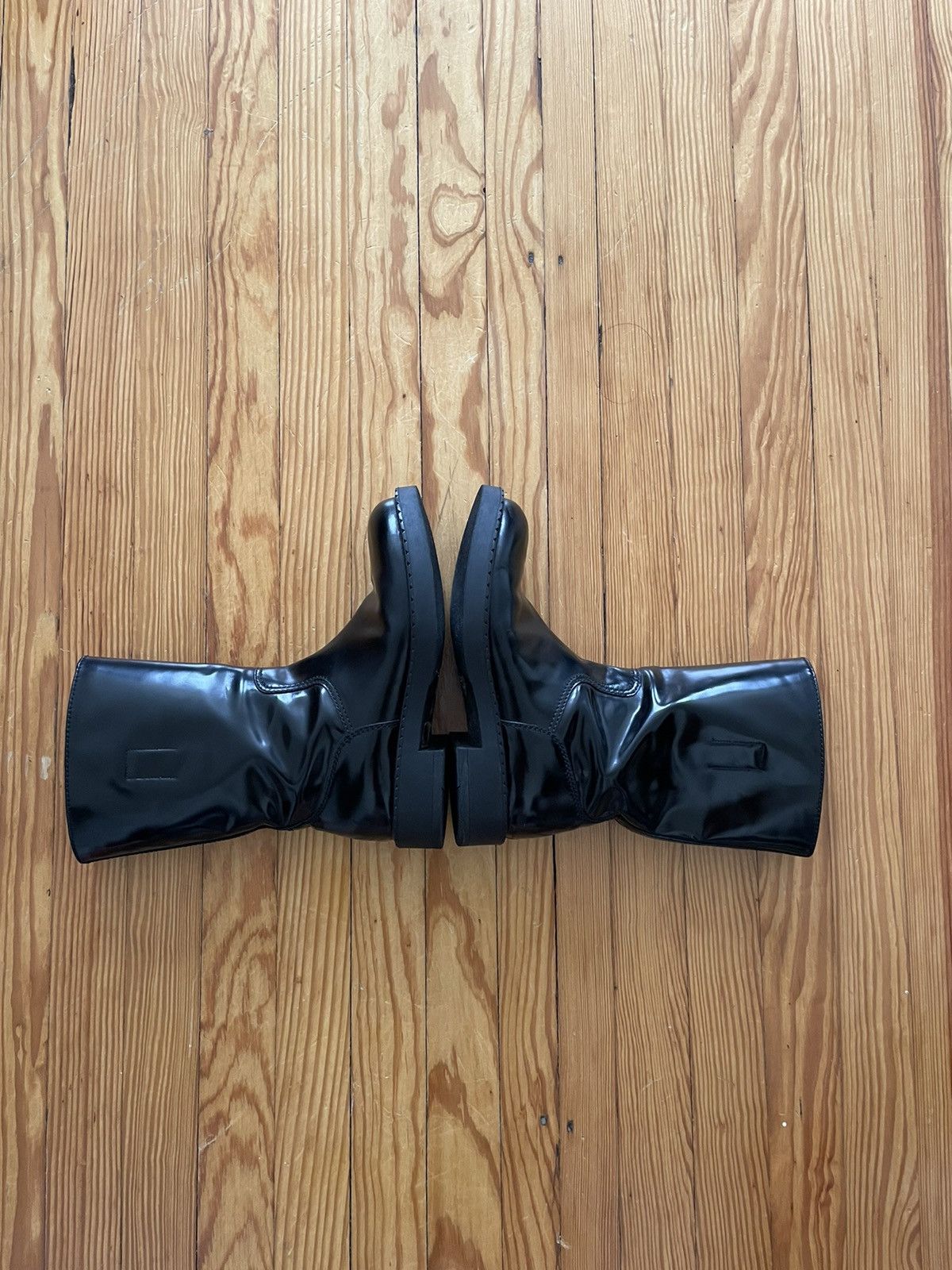 Prada Prada Brushed Finish Mid Calf Boot Archive Re Release Black Size US 9.5 / EU 42-43 - 3 Thumbnail