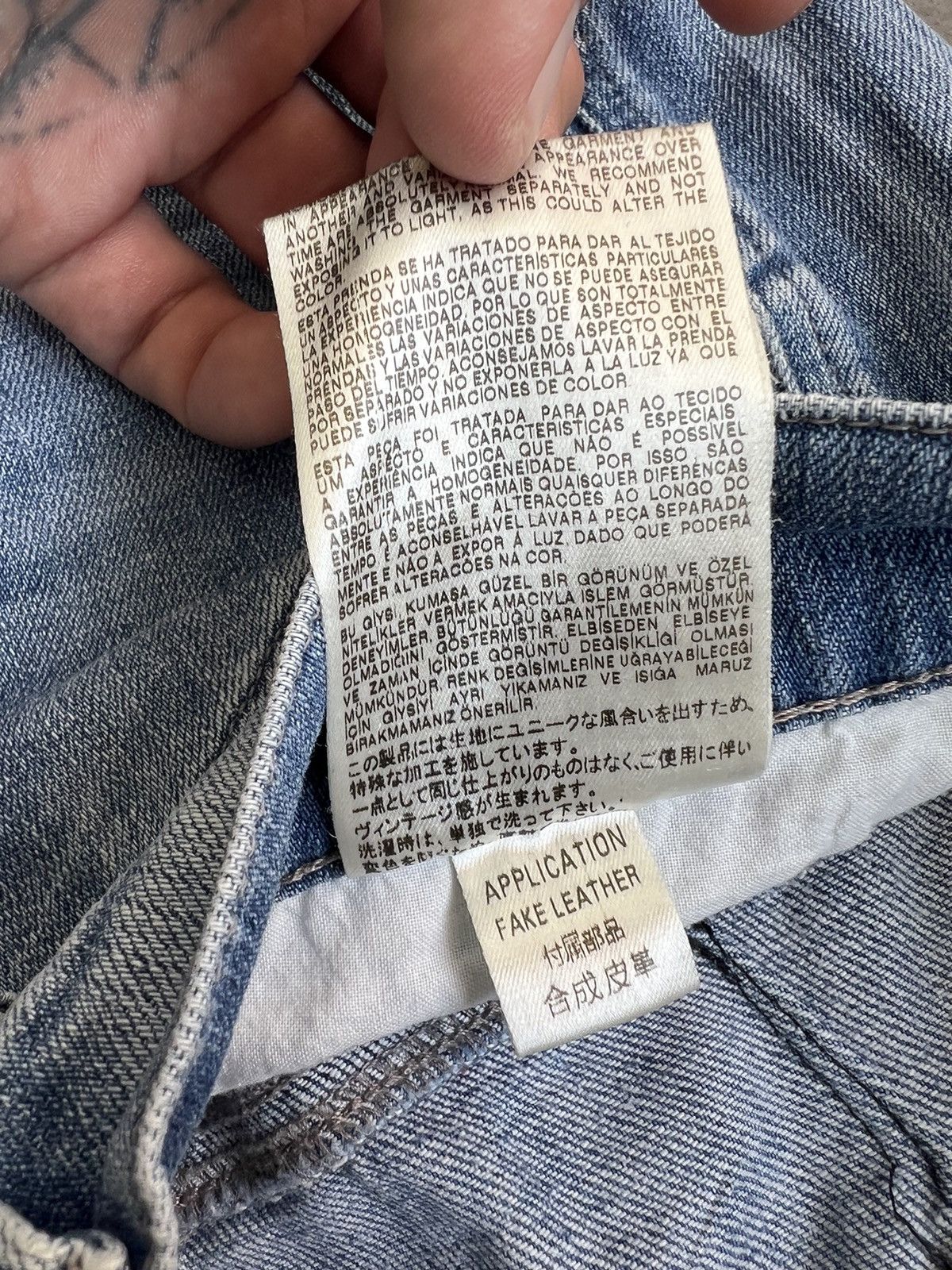 Diesel VINTAGE DIESEL DISTRESSED SKIRT DENIM JEANS Size 27" / US 4 / IT 40 - 16 Thumbnail