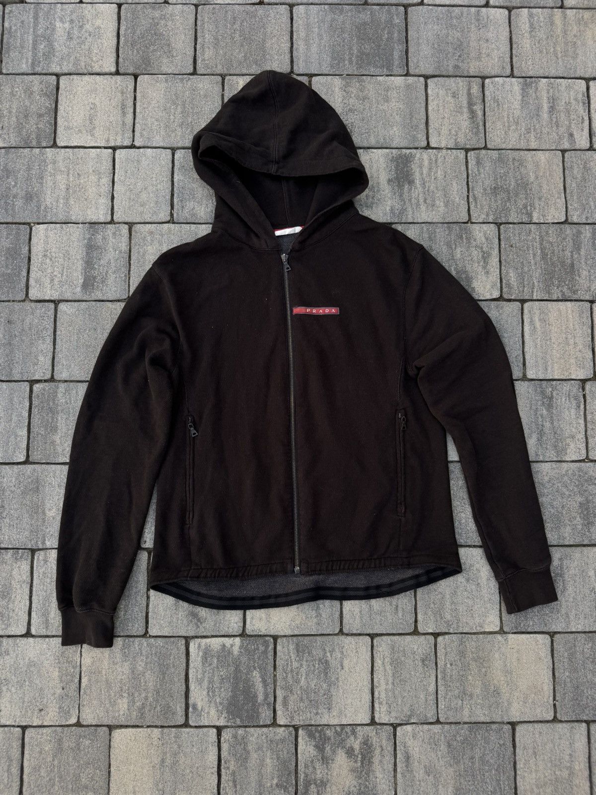Prada Prada Sport Red Tab Hoodie | Grailed