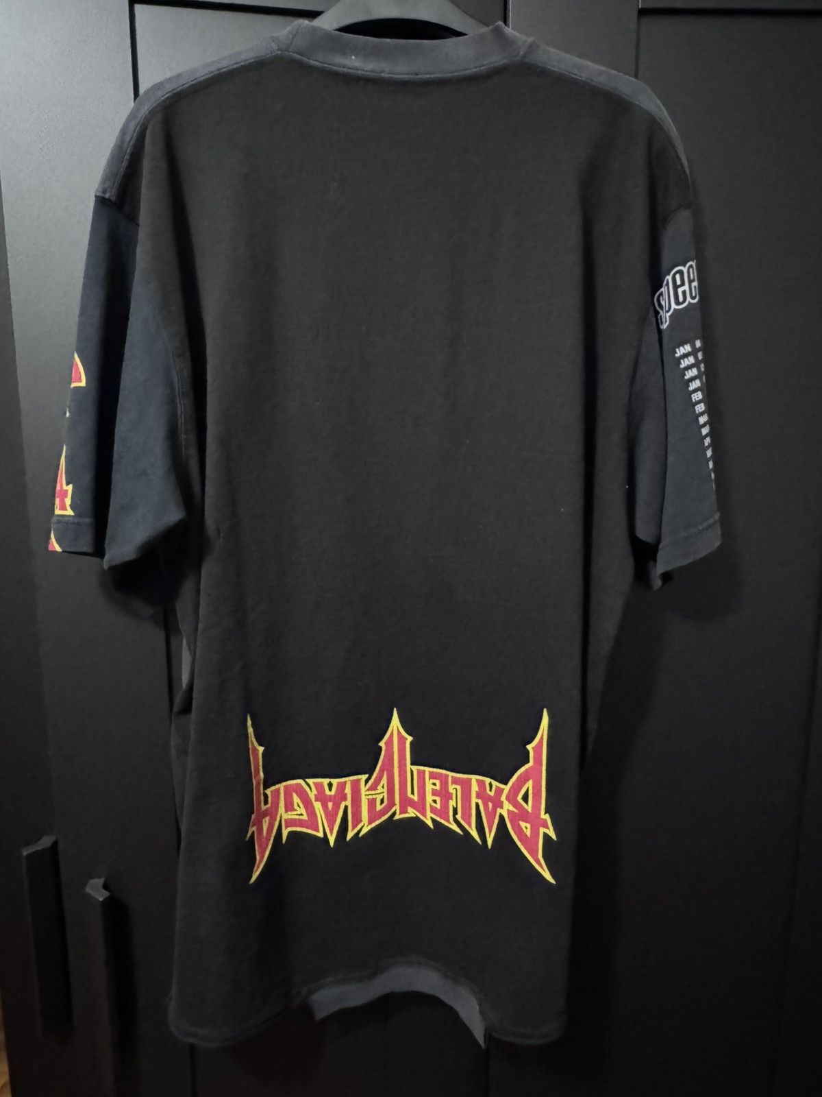 Balenciaga Balenciaga Upside Down Band Oversized Tee BLUELLE🌊 Size US M / EU 48-50 / 2 - 2 Thumbnail