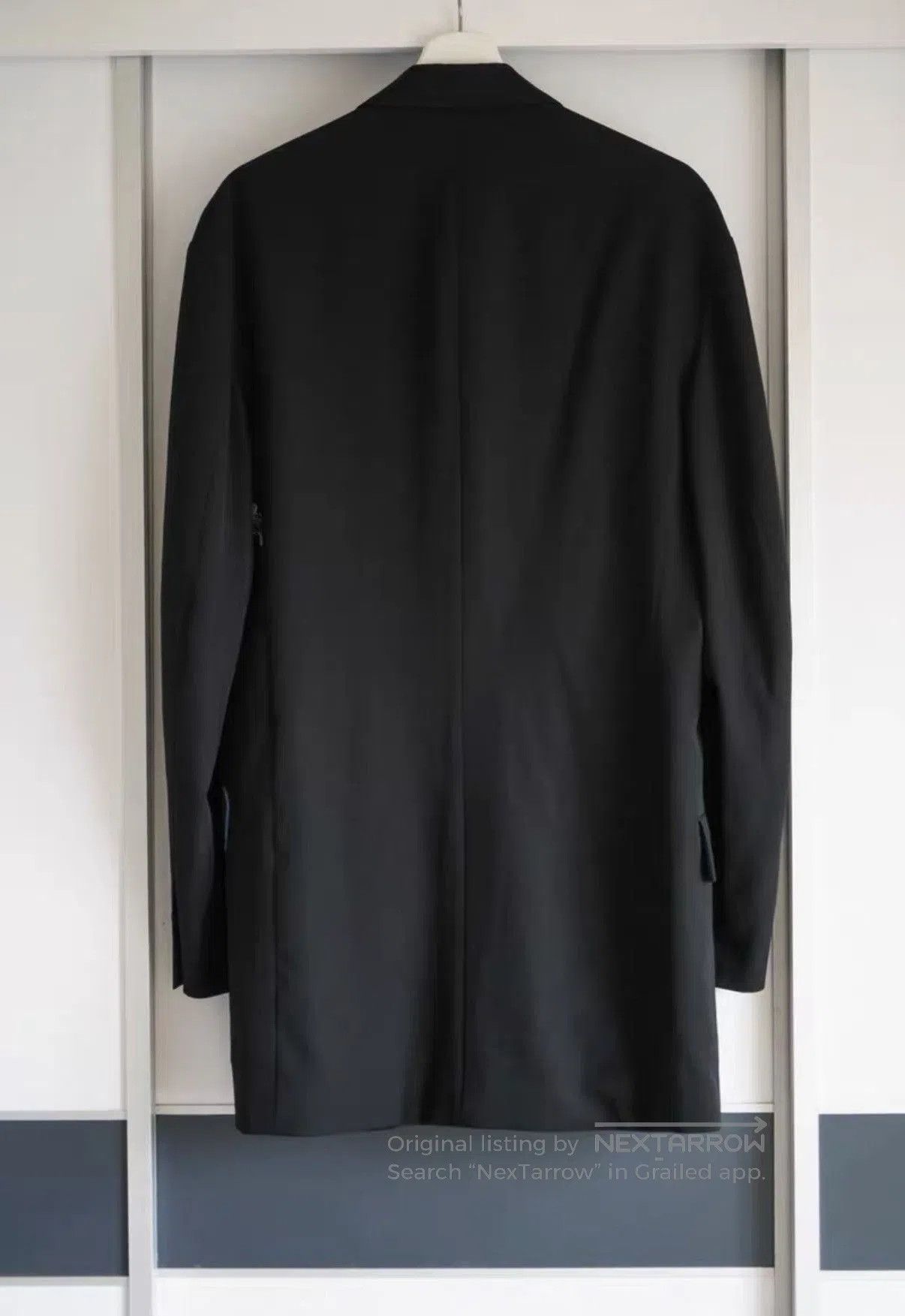 Yohji Yamamoto Black Long Coat . Size US L / EU 52-54 / 3 - 1 Thumbnail