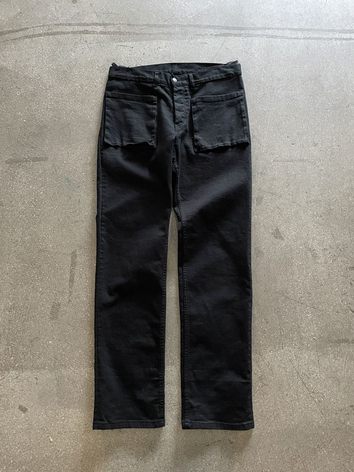 HELMUT LANG 本人期 CARGO POCKET JEANS 1999 HELMUT LANG - CLASSIC RAW DENIM BOOT CUT #helmutlang