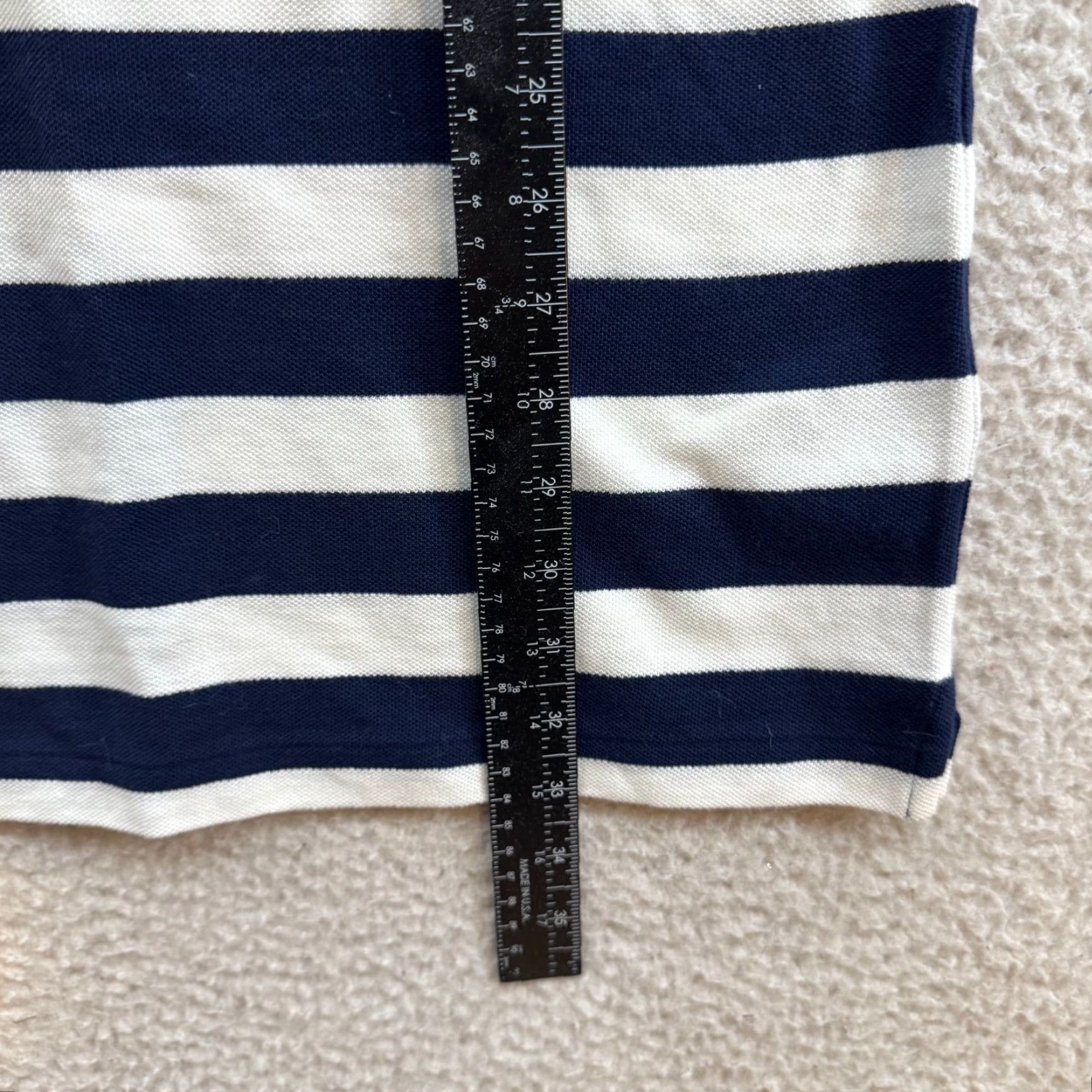 Polo Ralph Lauren VINTAGE Polo Ralph Lauren Mini Shirt Dress XS Small Navy White Stripe Preppy Nautical Shirt Dress Womens XS Navy White Stripe Polo Ralph Lauren Size XS / US 0-2 / IT 36-38 - 5 Thumbnail